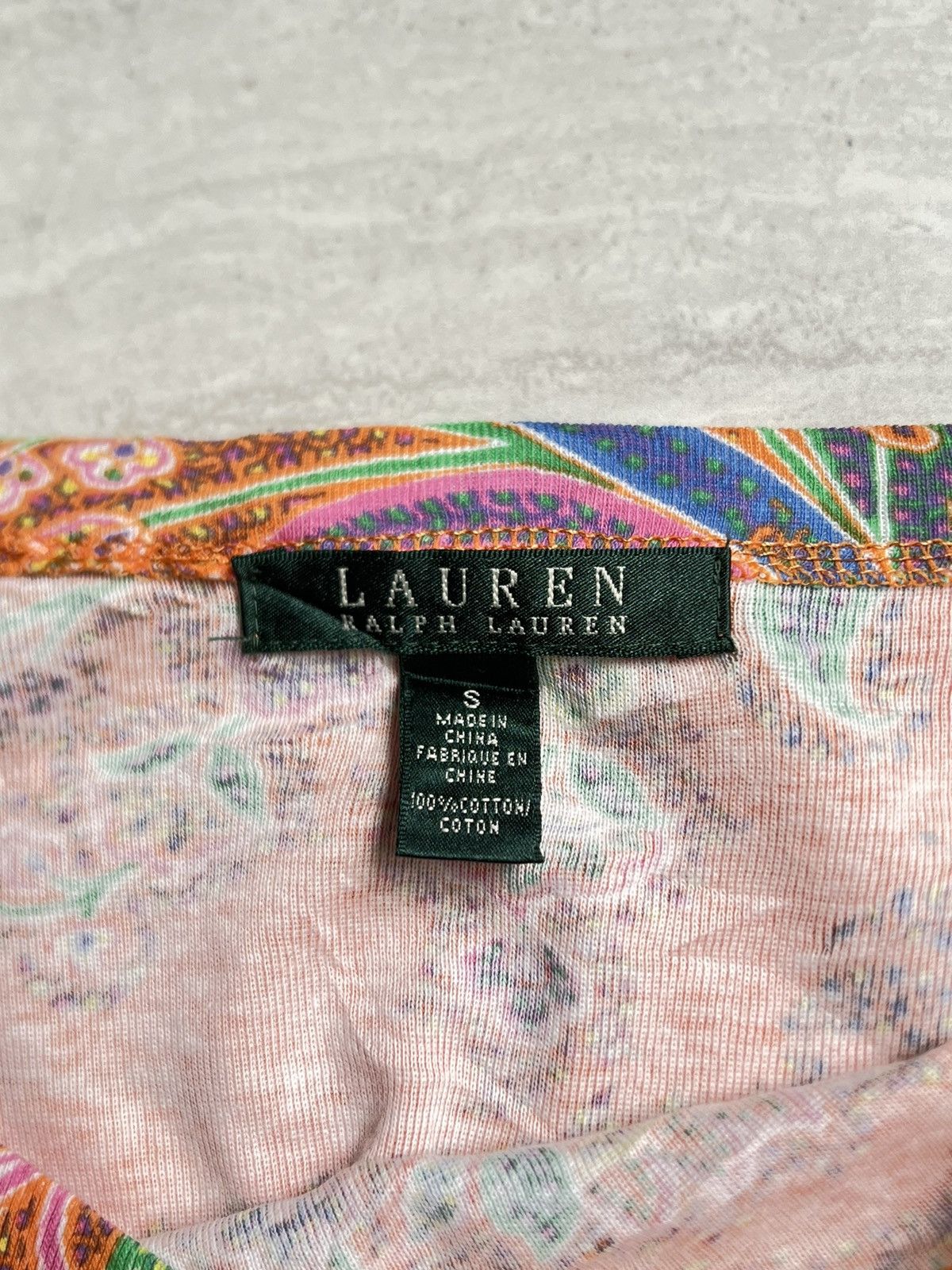 Ralph Lauren RALPH LAUREN Paisley Bandana Motive Orange T-shirt Size US XS / EU 42 / 0 - 6 Thumbnail