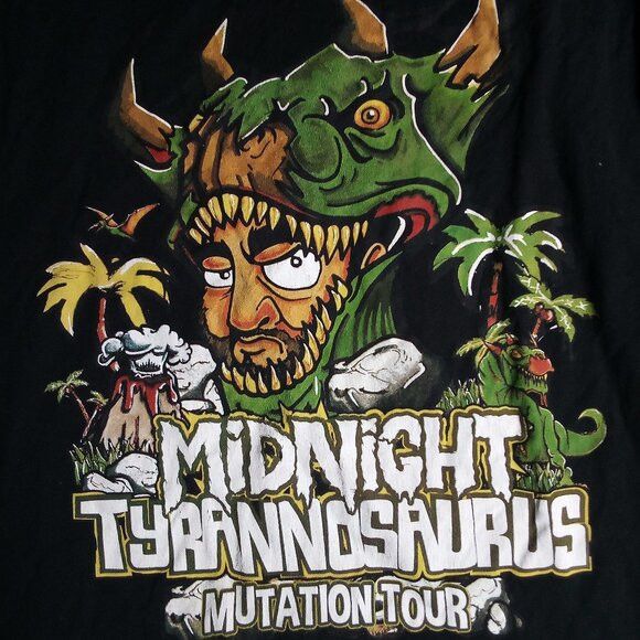 Band Tees Midnight Tyrannosaurus Mutation Tour Long Sleeve T-Shirt Size US XL / EU 56 / 4 - 1 Thumbnail