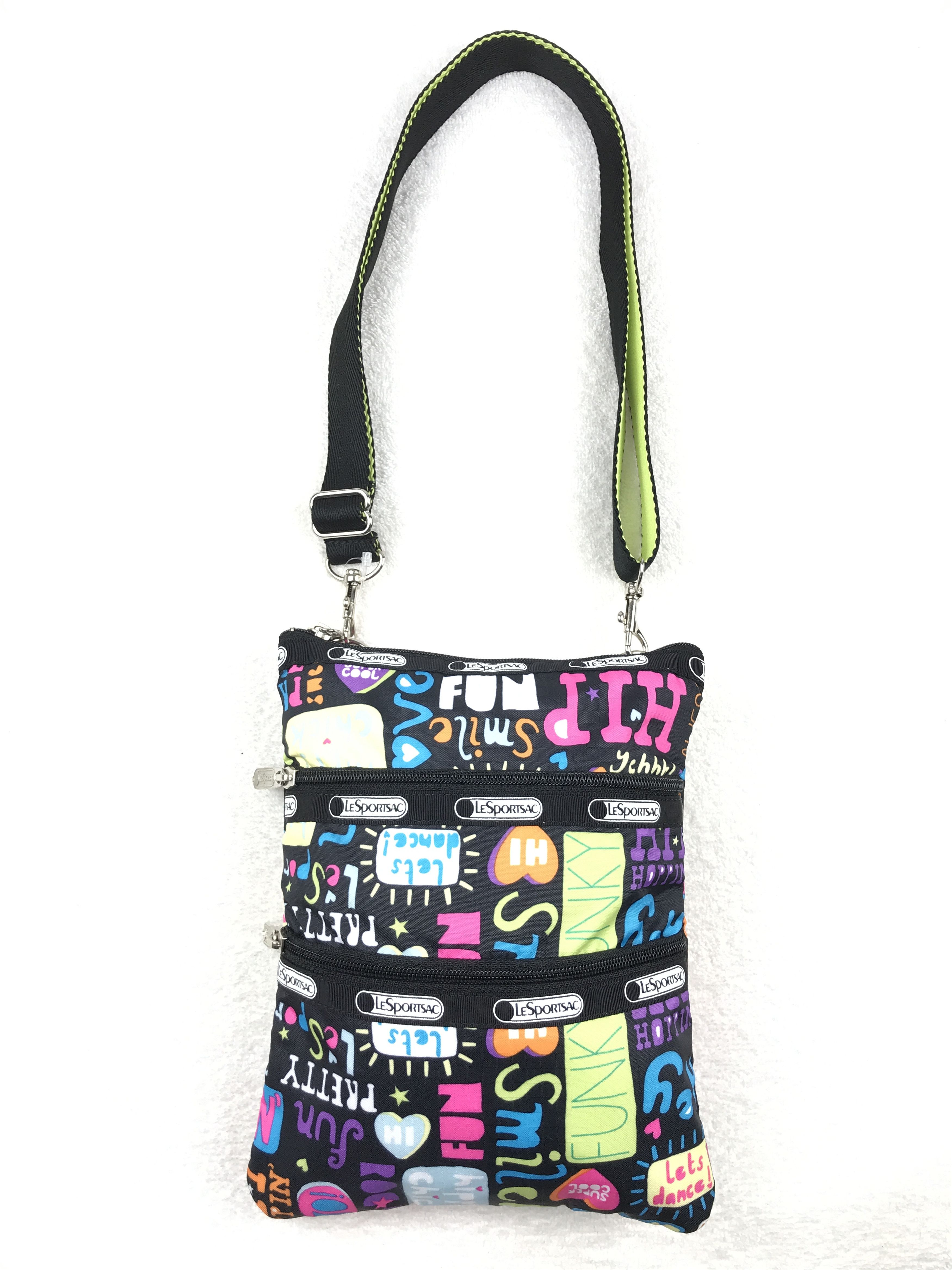 image of Vintage Lesportsac Crossbody Bags in Black, Women's