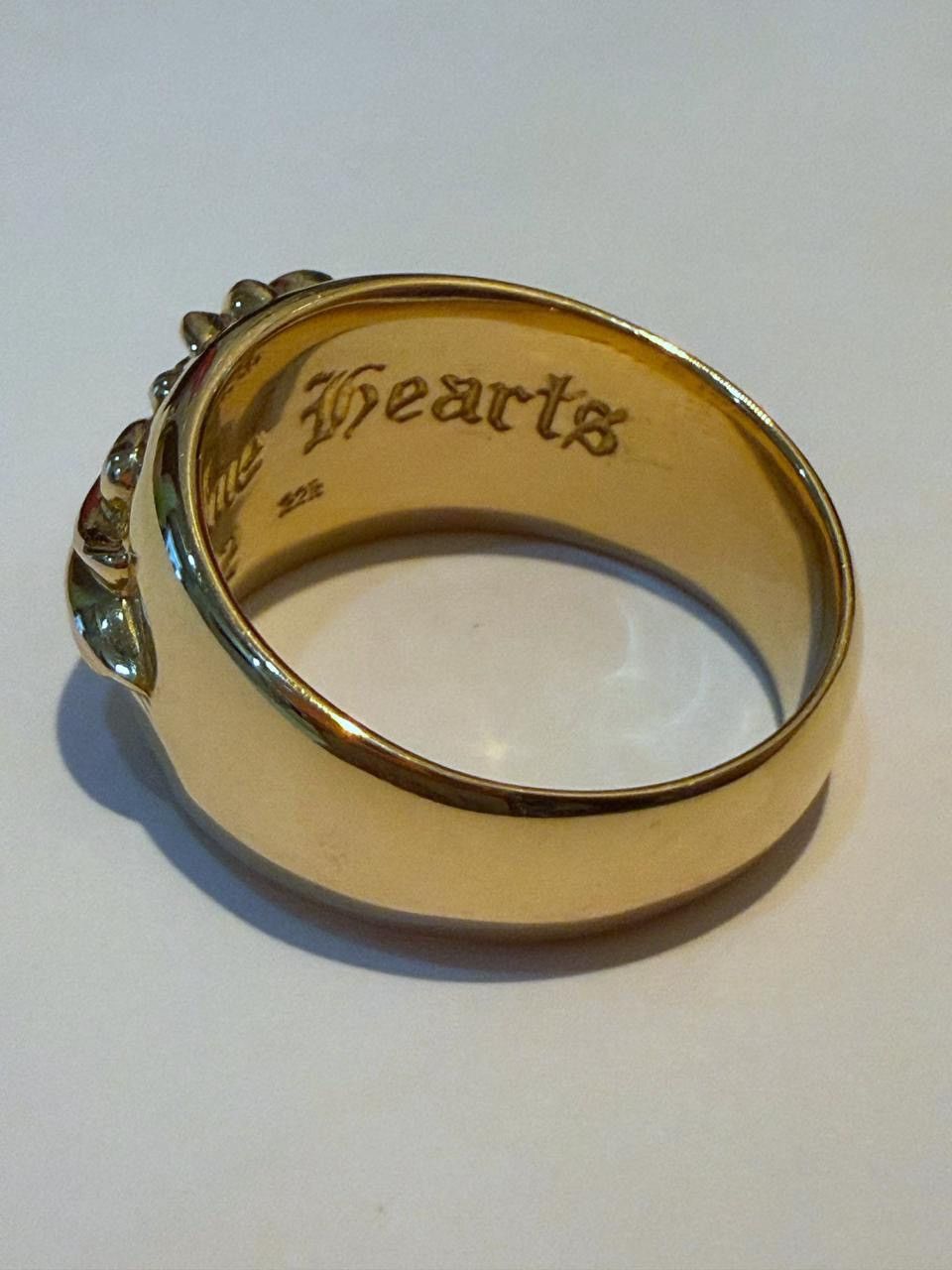 Chrome Hearts Chrome Hearts 22K Classic Floral Cross Ring US 11.5 Size ONE SIZE - 4 Thumbnail