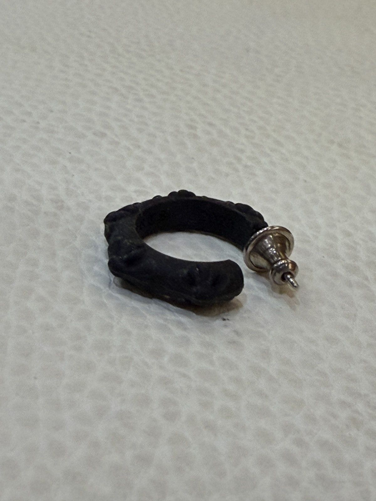 Chrome Hearts Chrome Hearts Silichrome Hoop Earring Size ONE SIZE - 2 Thumbnail