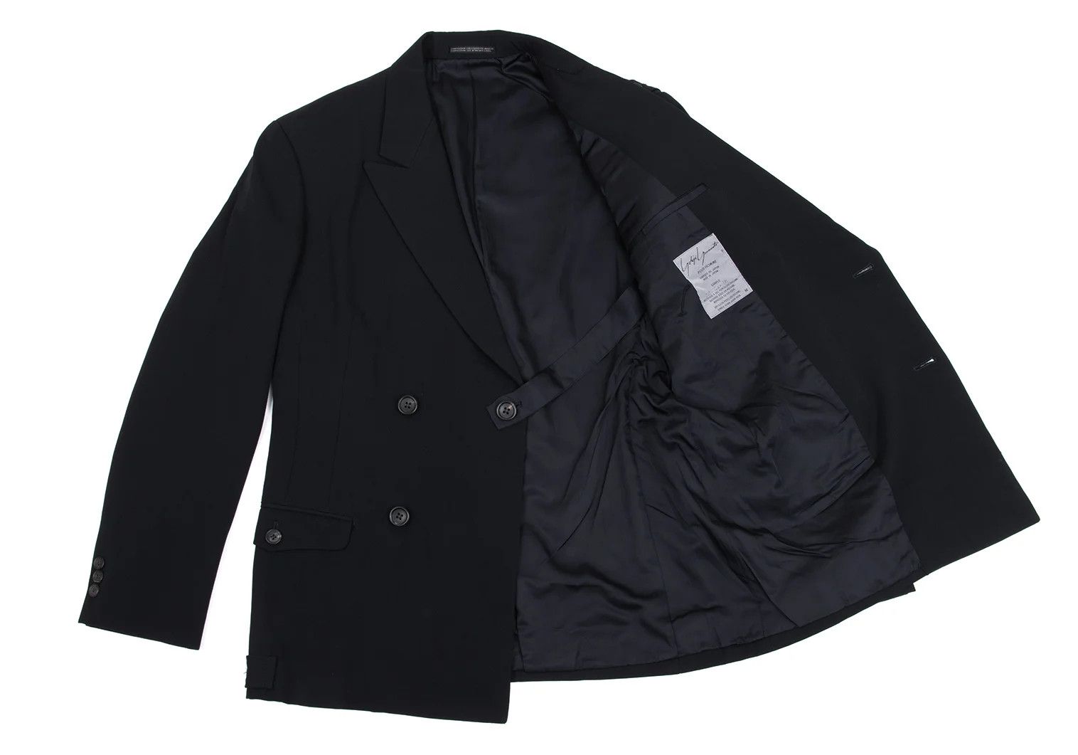 Yohji Yamamoto Yohji Yamamoto Double Jacket in Navy Size US M / EU 48-50 / 2 - 12 Thumbnail