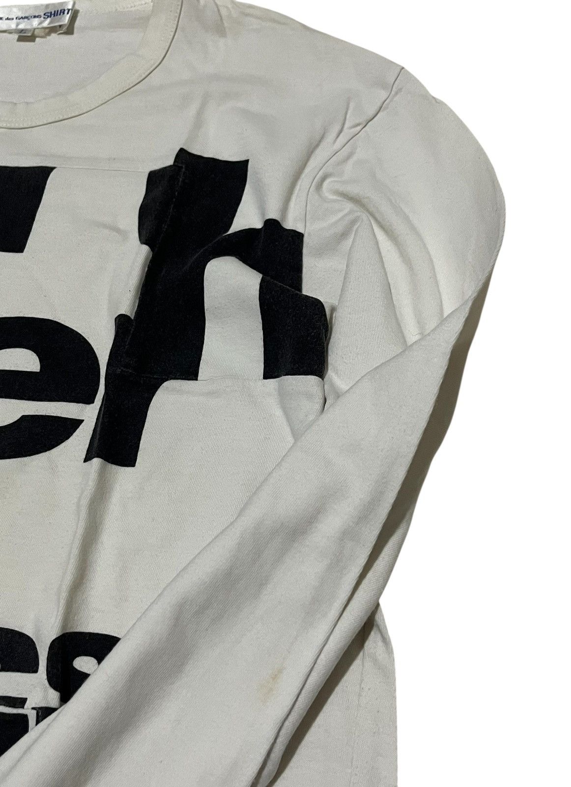 Comme des Garcons Vintage CDG SHIRT split logo longsleeve Size US L / EU 52-54 / 3 - 2 Thumbnail