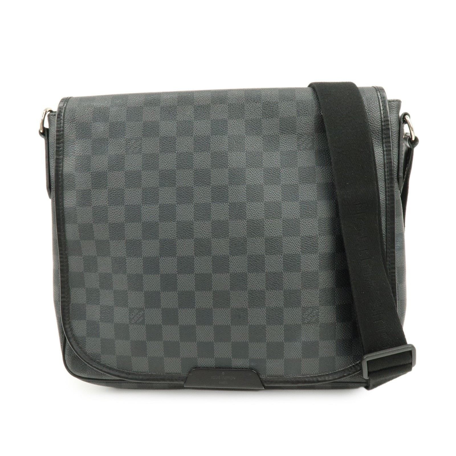 Louis Vuitton Louis Vuitton Damier Graphite Daniel MM Messenger Bag Gray Size ONE SIZE - 1 Thumbnail