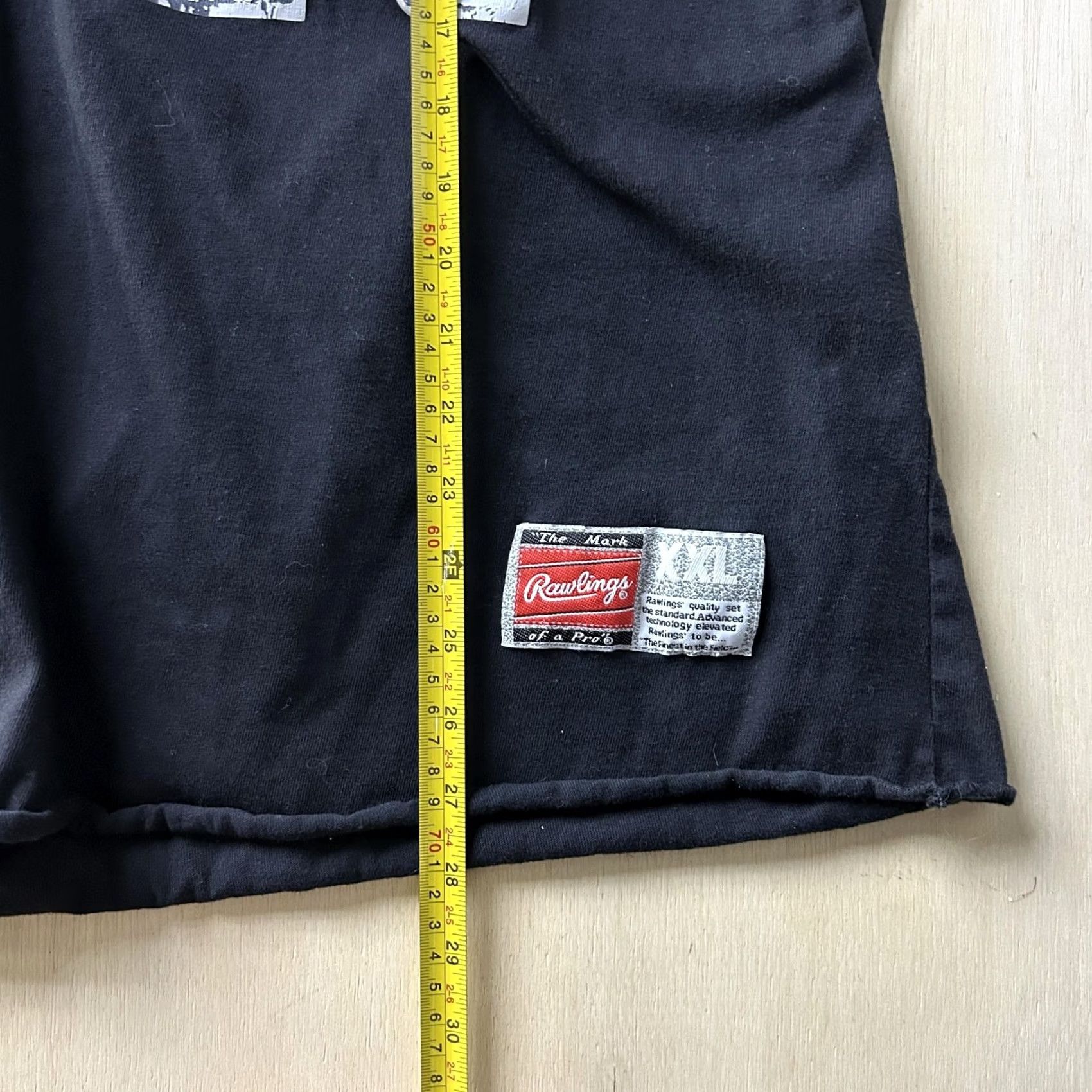 Vintage VINTAGE Rawlings Baseball Jersey Mens 2XL Black Henley 24 Athletic Short Sleeve Shirt Mens Size US XXL / EU 58 / 5 - 6 Thumbnail