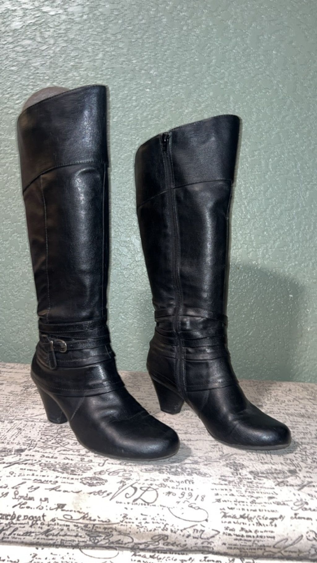 Other Women's BareTraps Black Heeled Boots Size 7 Size US 7 / IT 37 - 1 Thumbnail