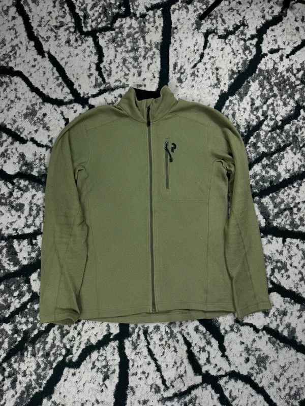 Peak Performance Peak Performance green S logo zip fleece jacket Size US S / EU 44-46 / 1 - 1 Thumbnail