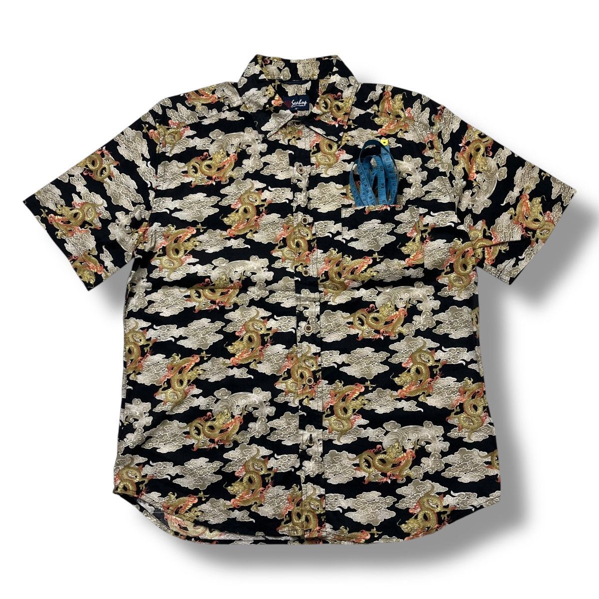 Designer × Japanese Brand Vintage Seahop Flying Dragon pattern button ups shirt Size US M / EU 48-50 / 2 - 1 Thumbnail