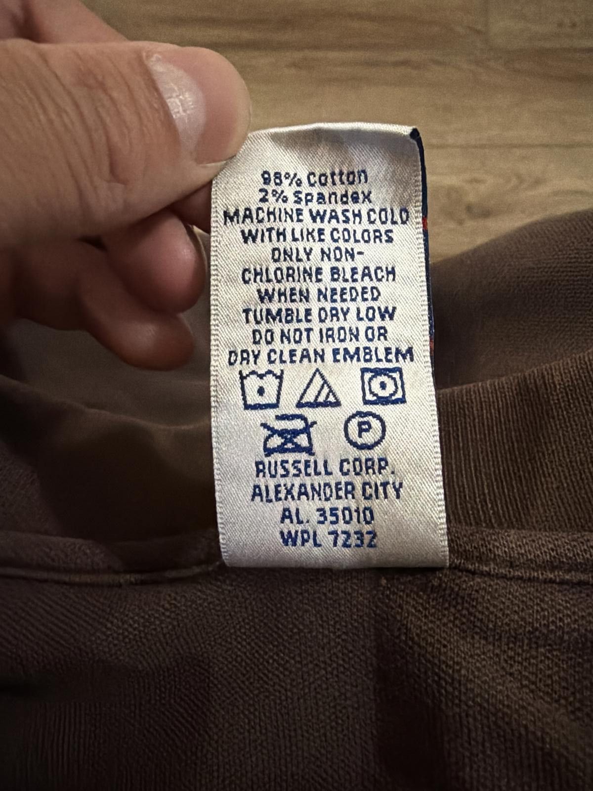 Russell Athletic Vintage Montana Tech Brown Polo Russell Athletic 90s Y2K Size US L / EU 52-54 / 3 - 4 Thumbnail