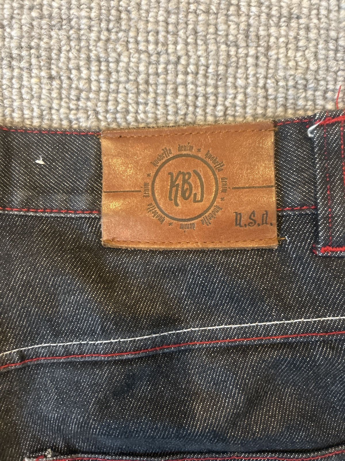 Other VINTAGE knobetta baggy jeans Size US 34 / EU 50 - 4 Thumbnail