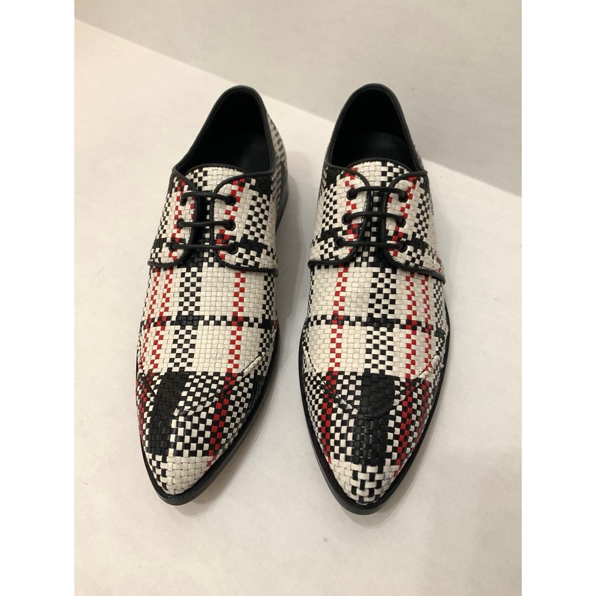 Helmut Lang HELMUT LANG WOVEN OXFORD LEATHER SHOES Size US 10 / EU 43 - 5 Thumbnail