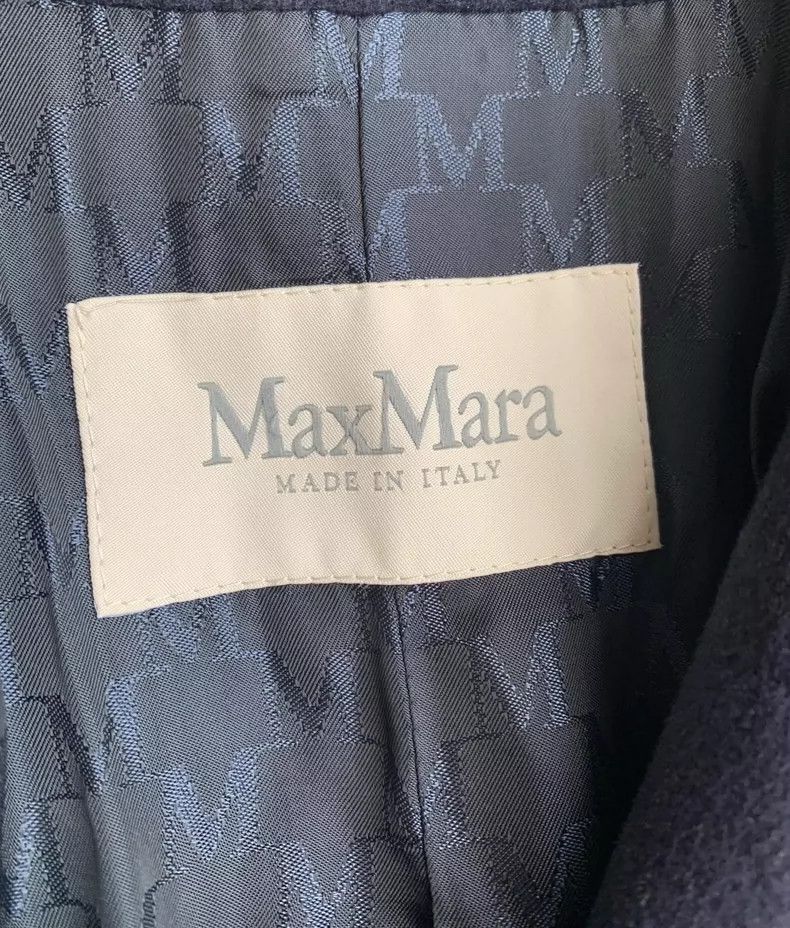 Max Mara Max Mara 101801 Coat, navy blue Size S / US 4 / IT 40 - 4 Thumbnail