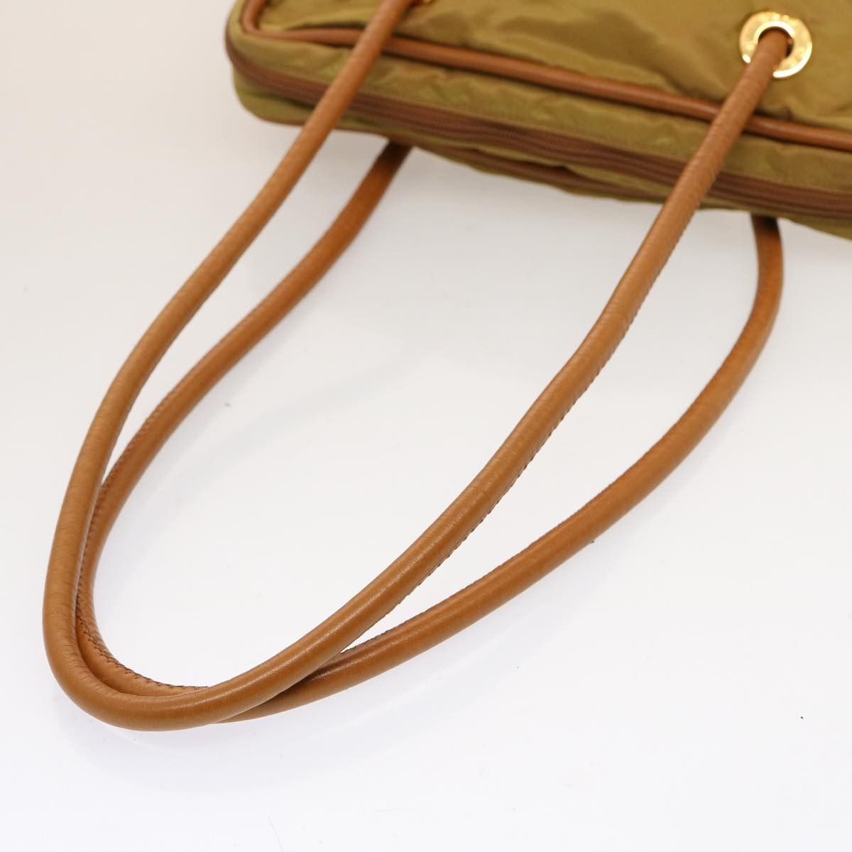 Celine CELINE Shoulder Bag Nylon Khaki Size ONE SIZE - 7 Thumbnail