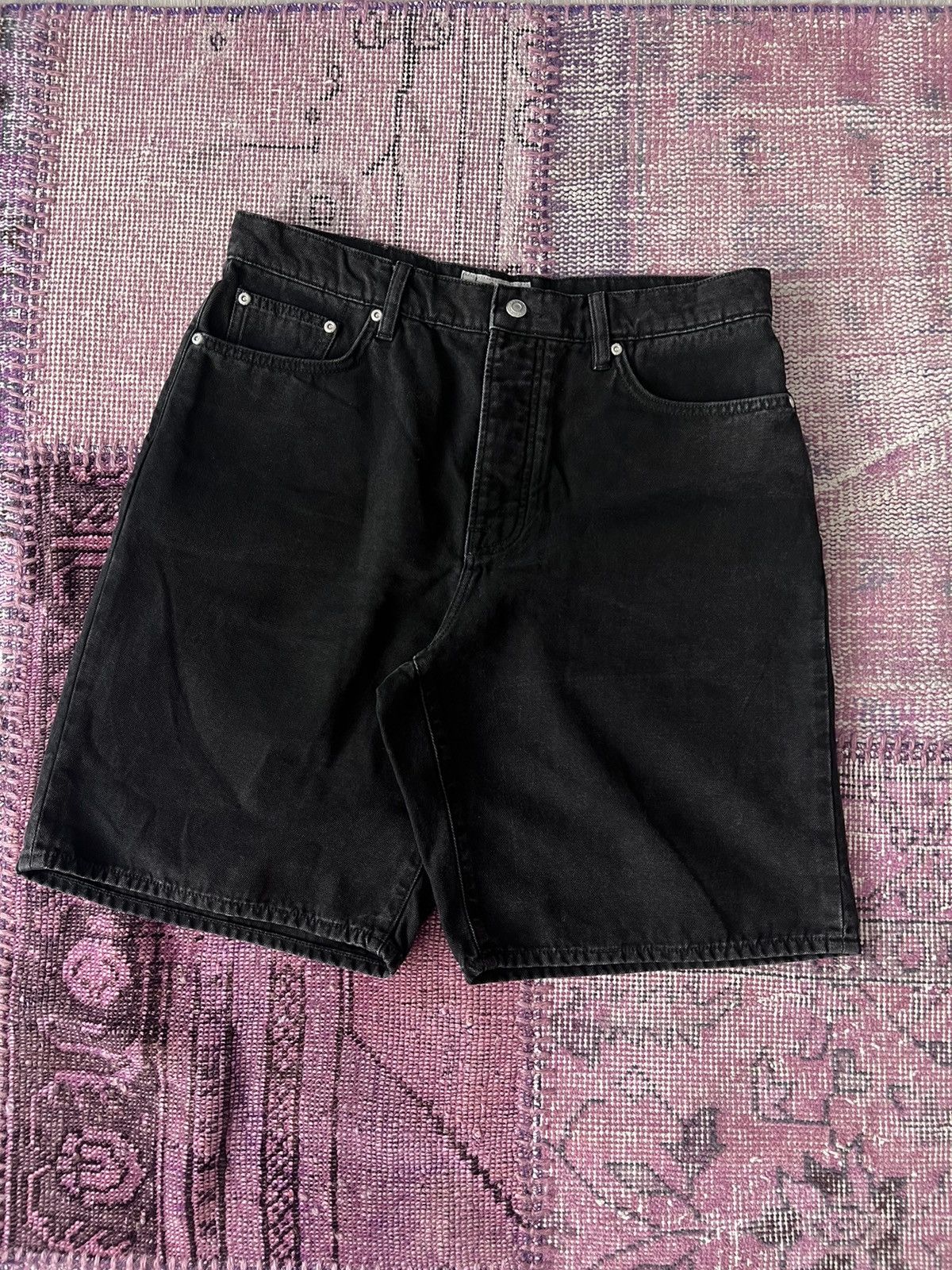 Big Ol' Short Leather – Black | Shorts | Stüssy