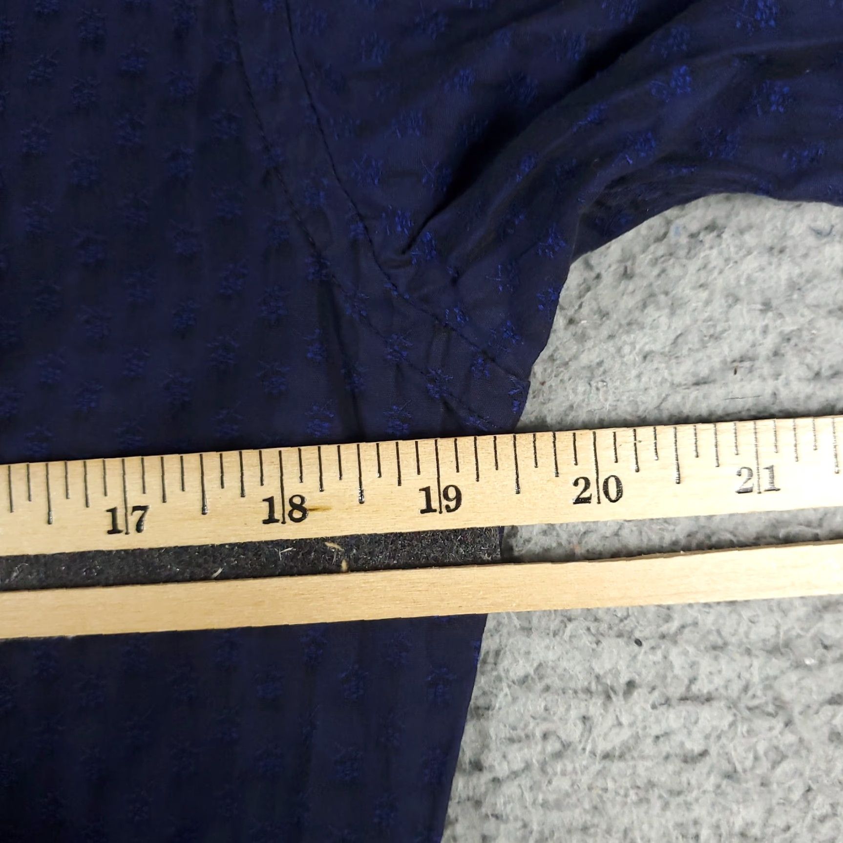 Vintage VINTAGE Stone Rose Shirt Mens Size 1 Navy Blue Casual Button Up Long Sleeve Size US XS / EU 42 / 0 - 5 Thumbnail