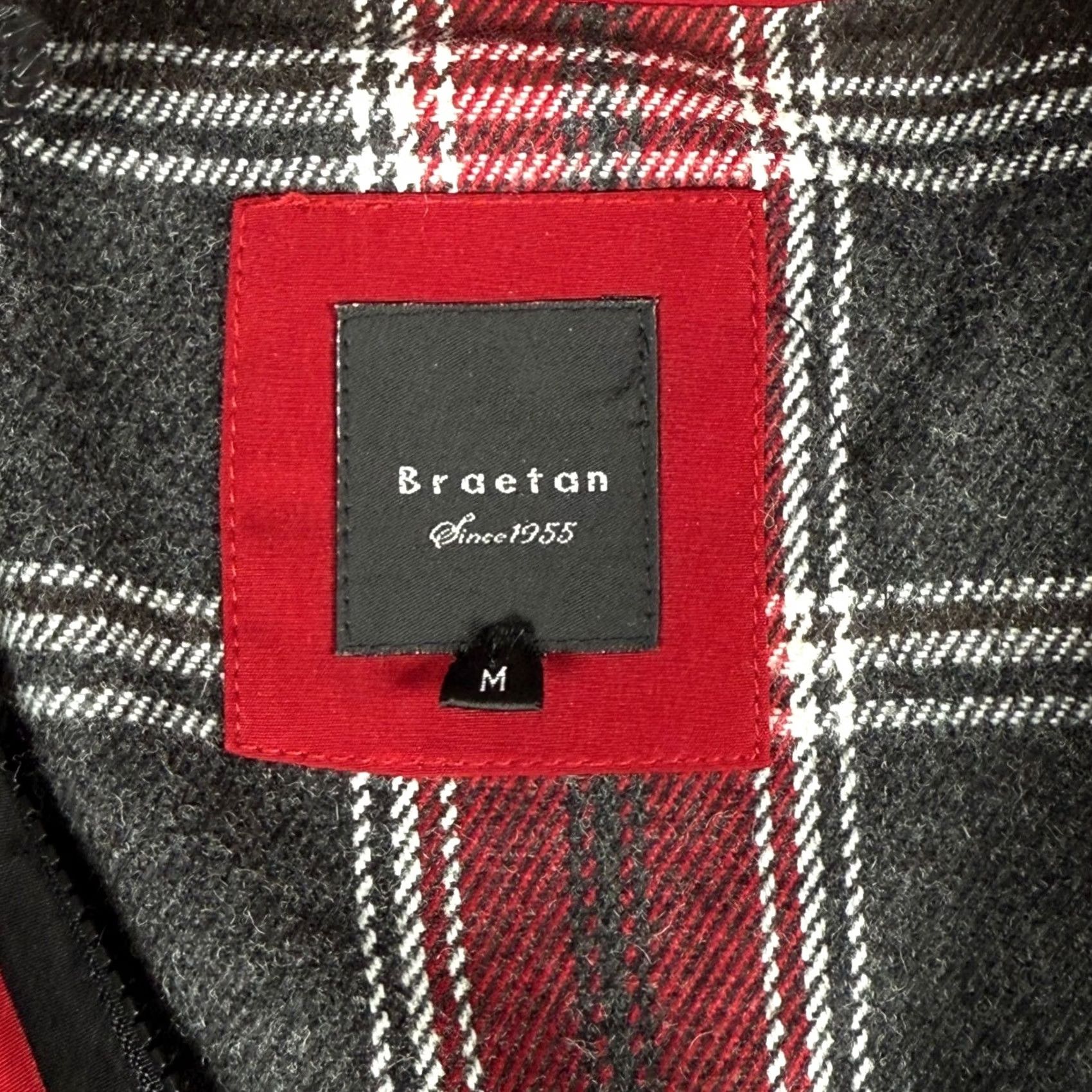 Vintage VINTAGE Braetan Black Plaid Lined Mid-Length Jacket Coat with Removable Hood Full Zip Wool Blend Liner Women's M Parka Outerwear Size M / US 6-8 / IT 42-44 - 4 Thumbnail