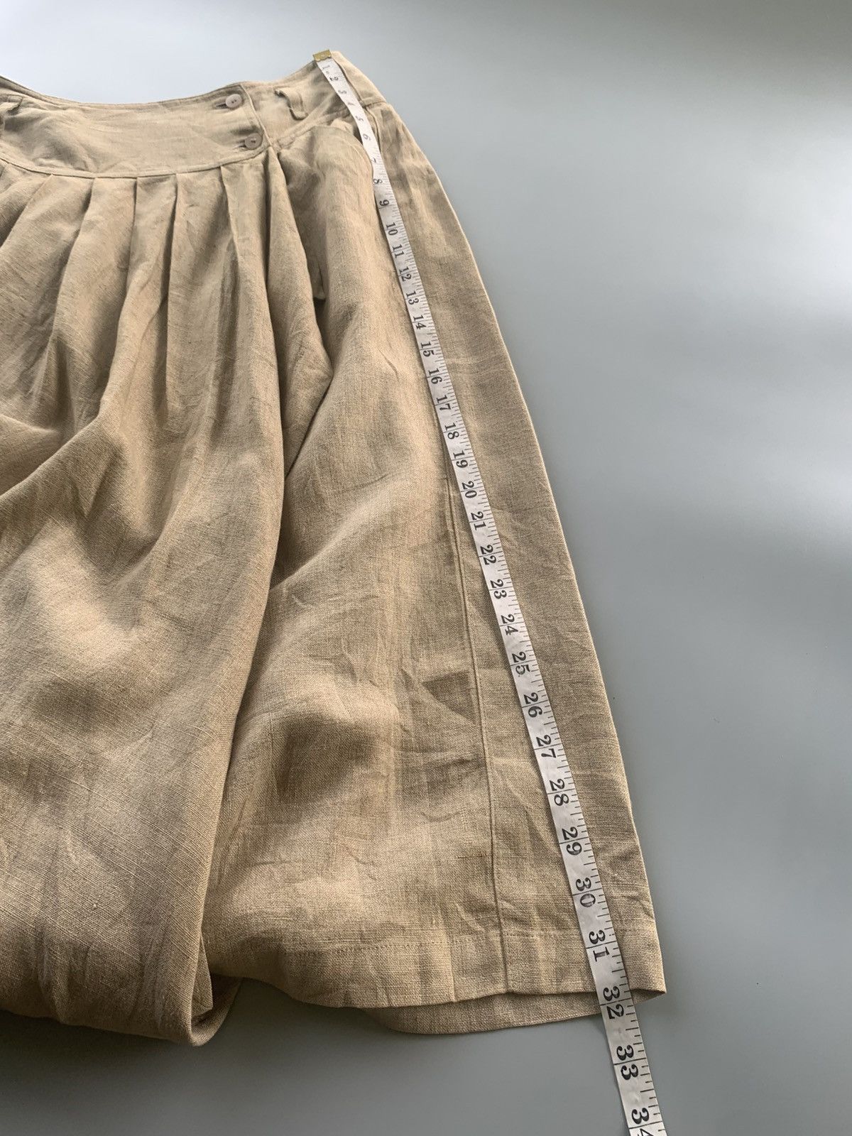 Issey Miyake VINTAGE 1984 ISSEY MIYAKE HEMP SKIRT Size 28" / US 6 / IT 42 - 14 Thumbnail