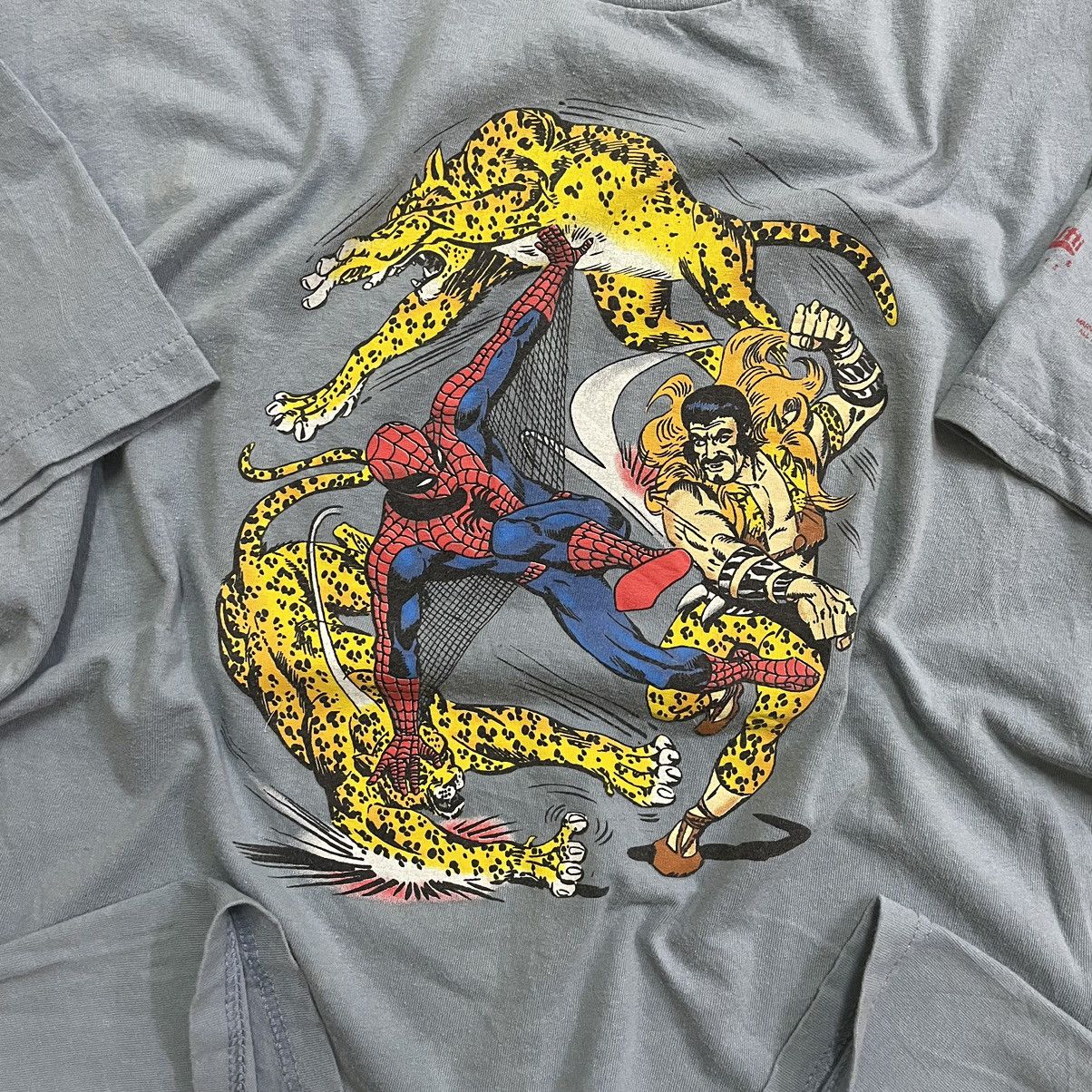 Marvel Comics Rare Collection Vintage 00’s Marvel Spiderman x Kraven Comic Size US L / EU 52-54 / 3 - 3 Thumbnail