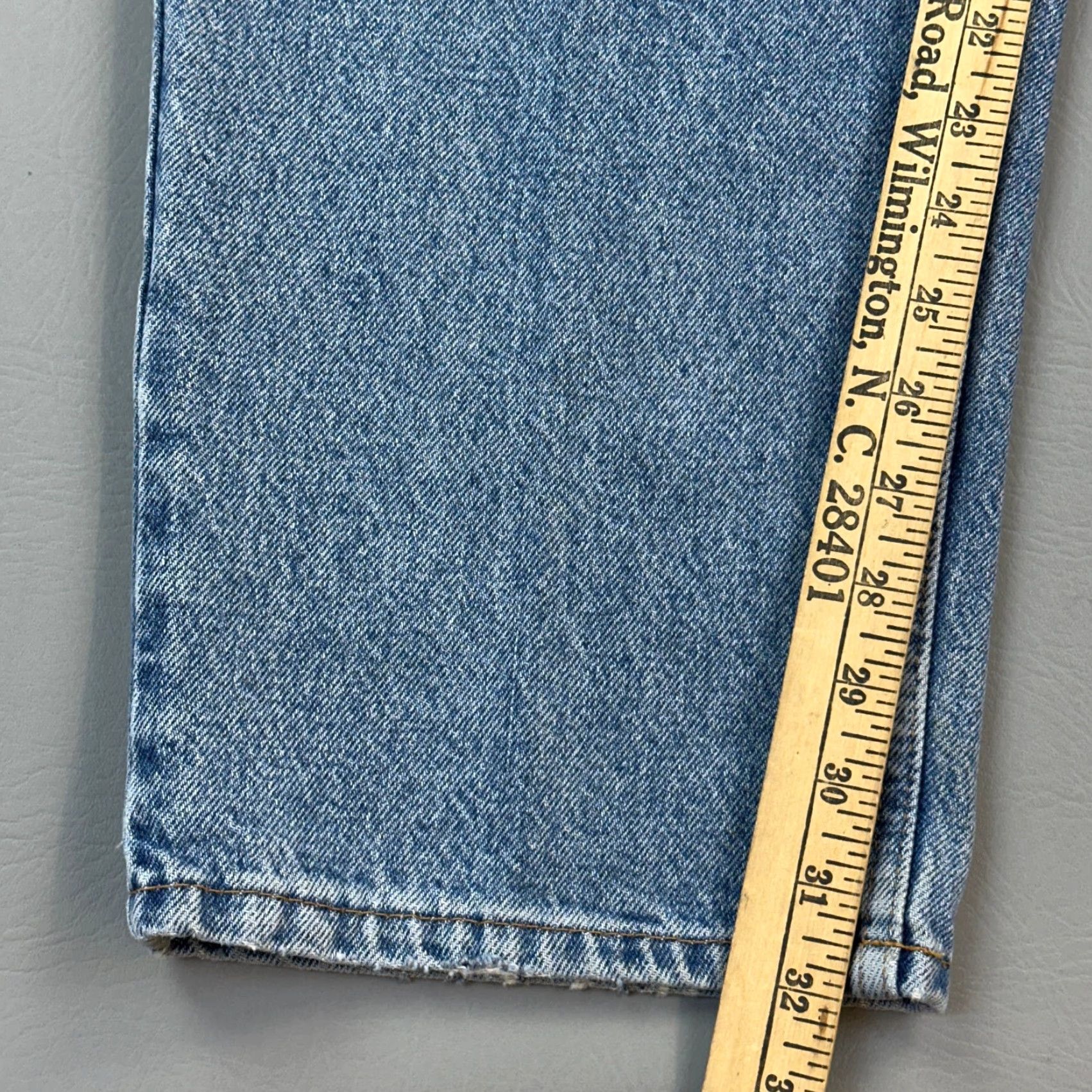 Calvin Klein VINTAGE Calvin Klein Jeans Mens 36x32 Double Stone Wash Denim Easy Fit 90s Y2K Jeans Mens Regular 5-Pocket Blue Autumn 90s Mens Size US 36 / EU 52 - 3 Thumbnail