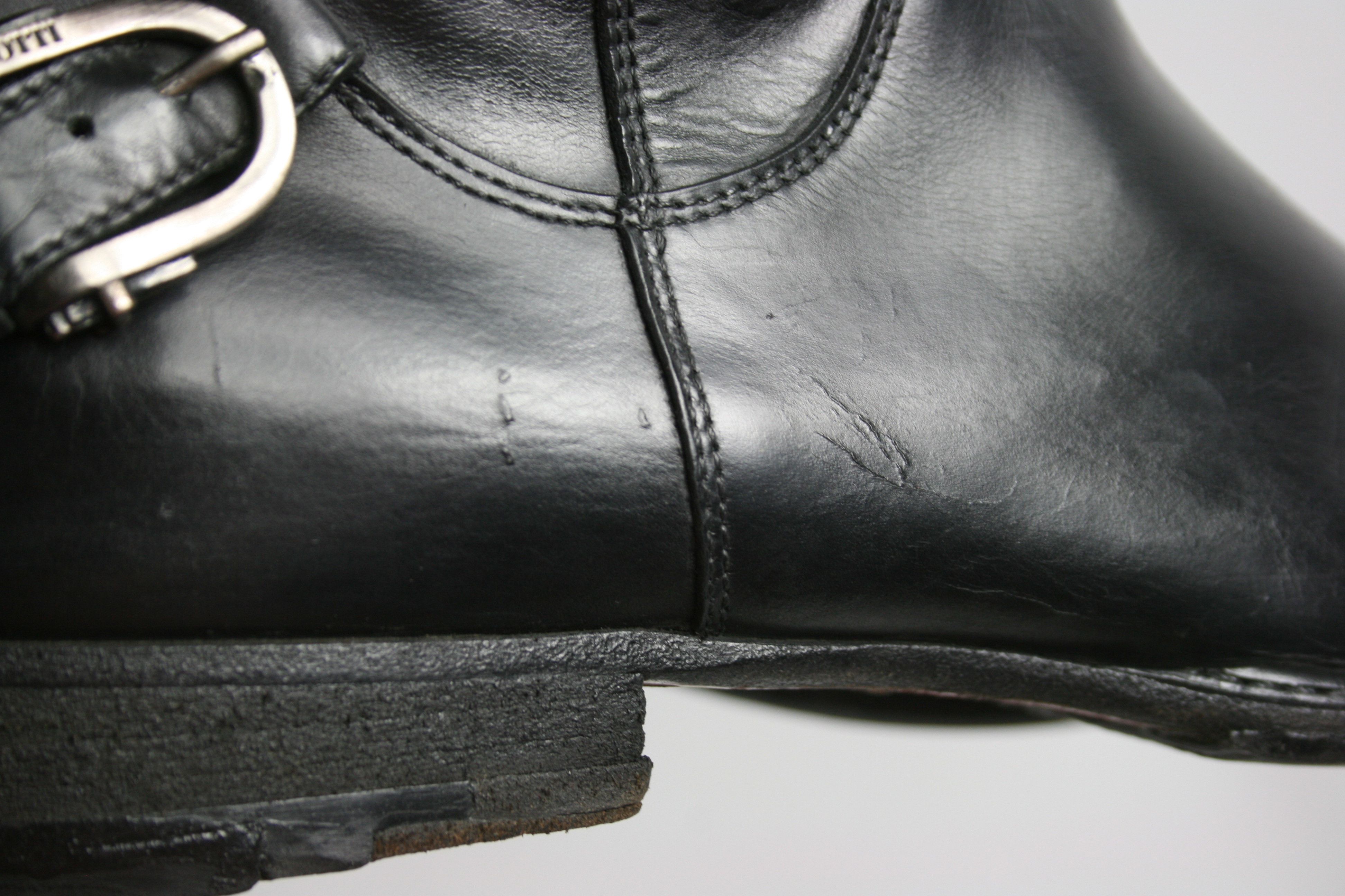 Paciotti 00S Knight Renaissance Knee High Y2K Boots Vintage Size US 7 / IT 37 - 8 Thumbnail