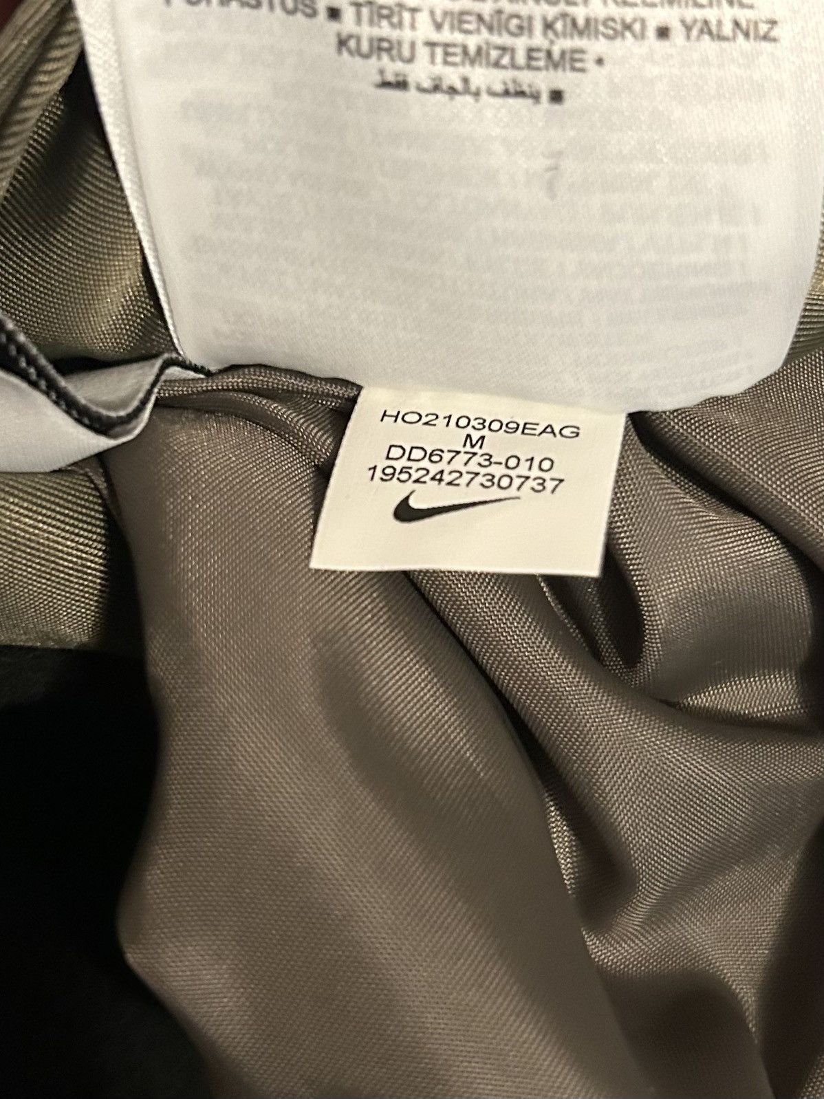 Nike Nike Leather/wool Bomber Destroyer Jacket Redefined 08/08/10 Size US M / EU 48-50 / 2 - 7 Thumbnail