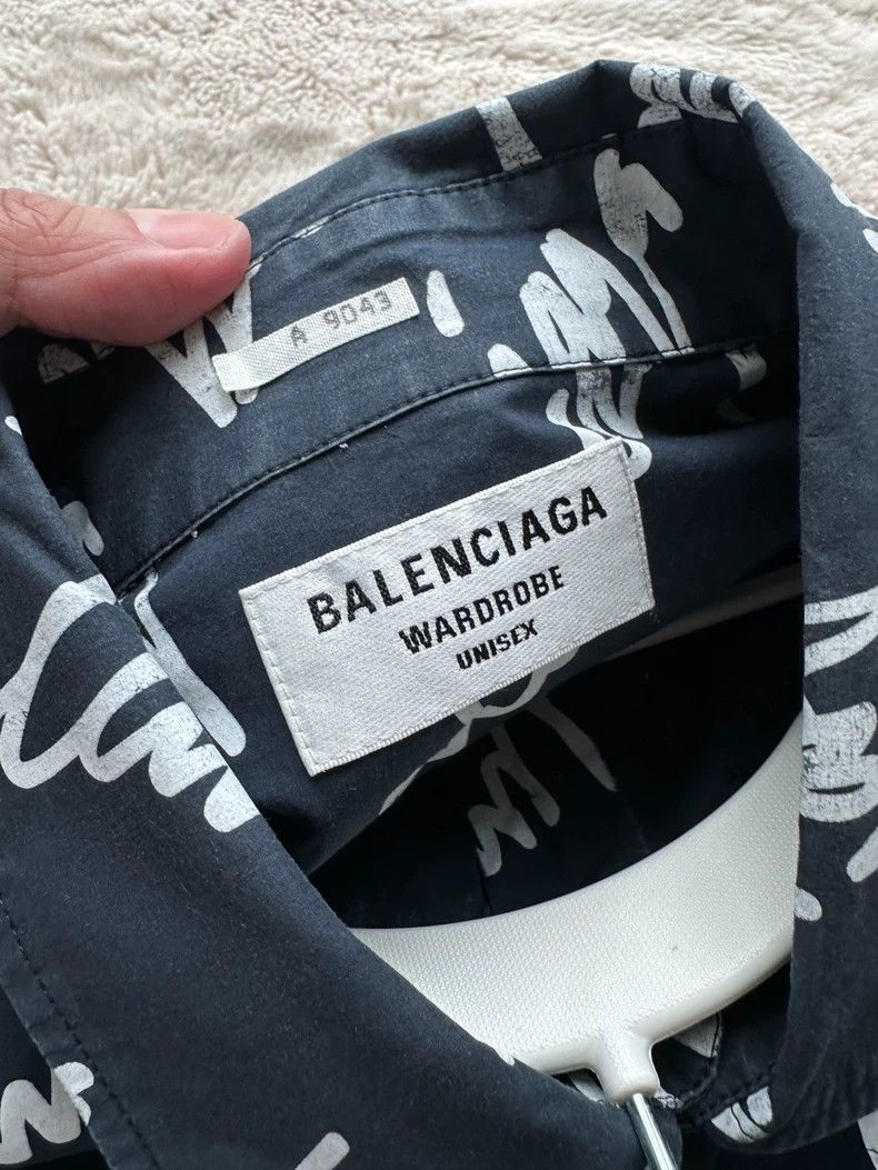 Balenciaga Balenciaga size 36 Dark blue barrage light luxury shirt+bi Size S / US 4 / IT 40 - 5 Thumbnail
