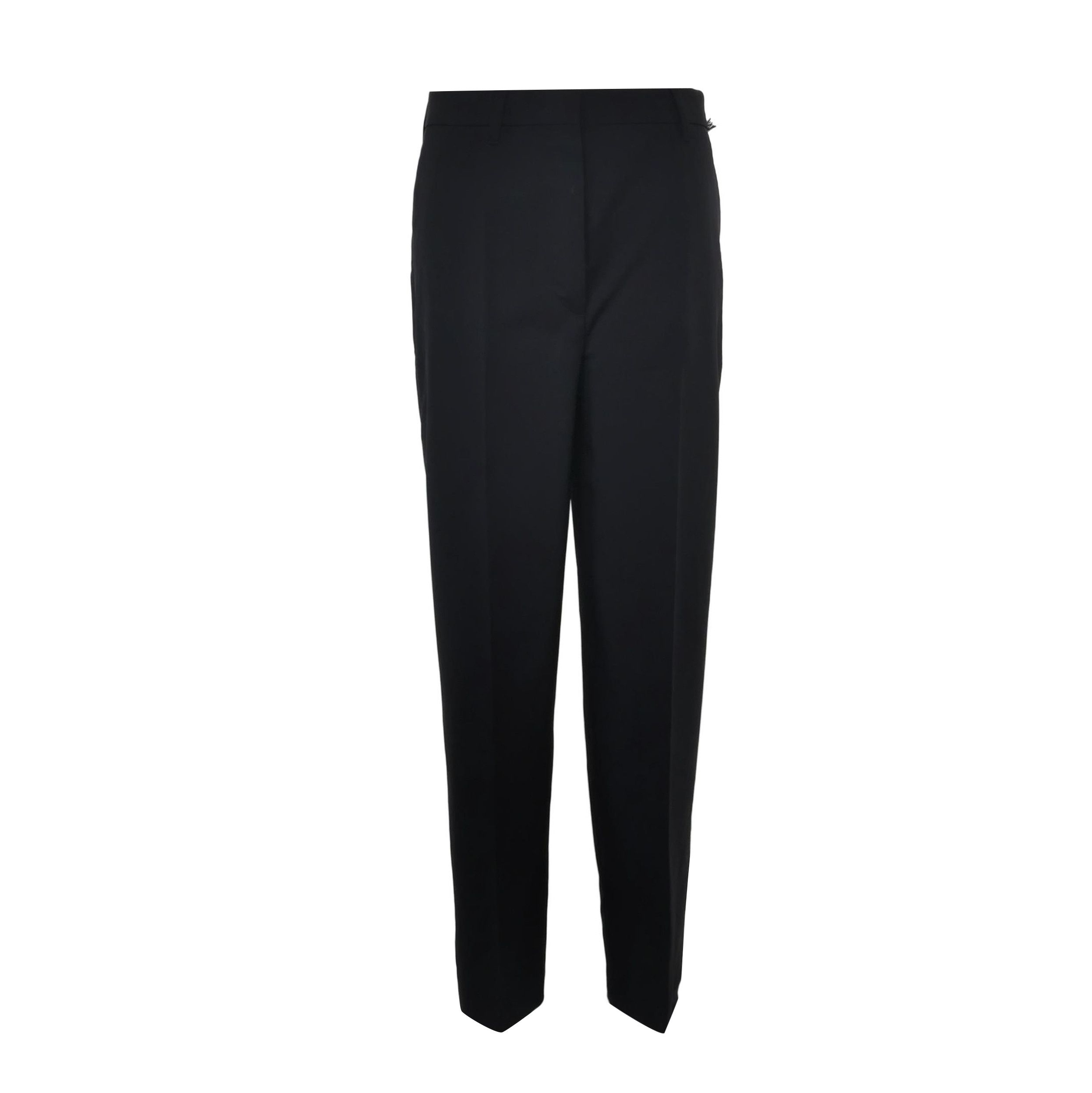 Prada Prada Plain Wool Trousers in Size 36 - dmc Size 36" / US 14 / IT 50 - 1 Thumbnail
