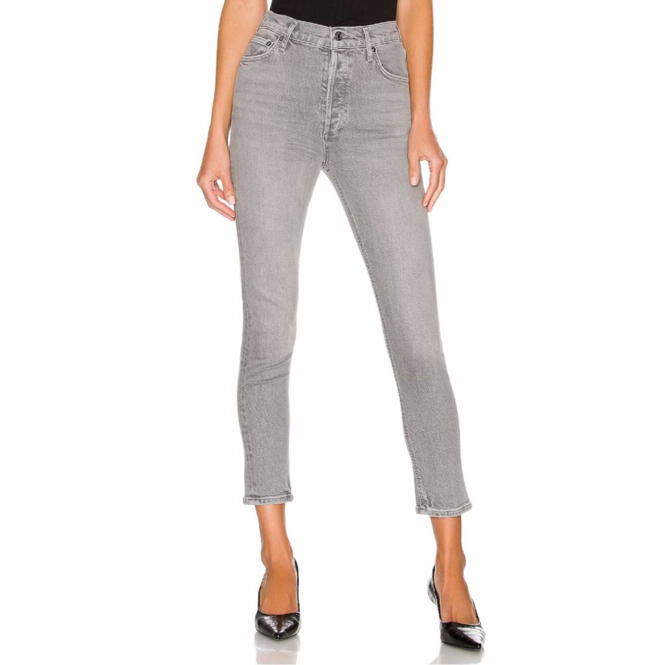 Agolde AGOLDE Nico High Rise Slim Jeans Size 24 Size 24" / US 00 / IT 34 - 1 Thumbnail