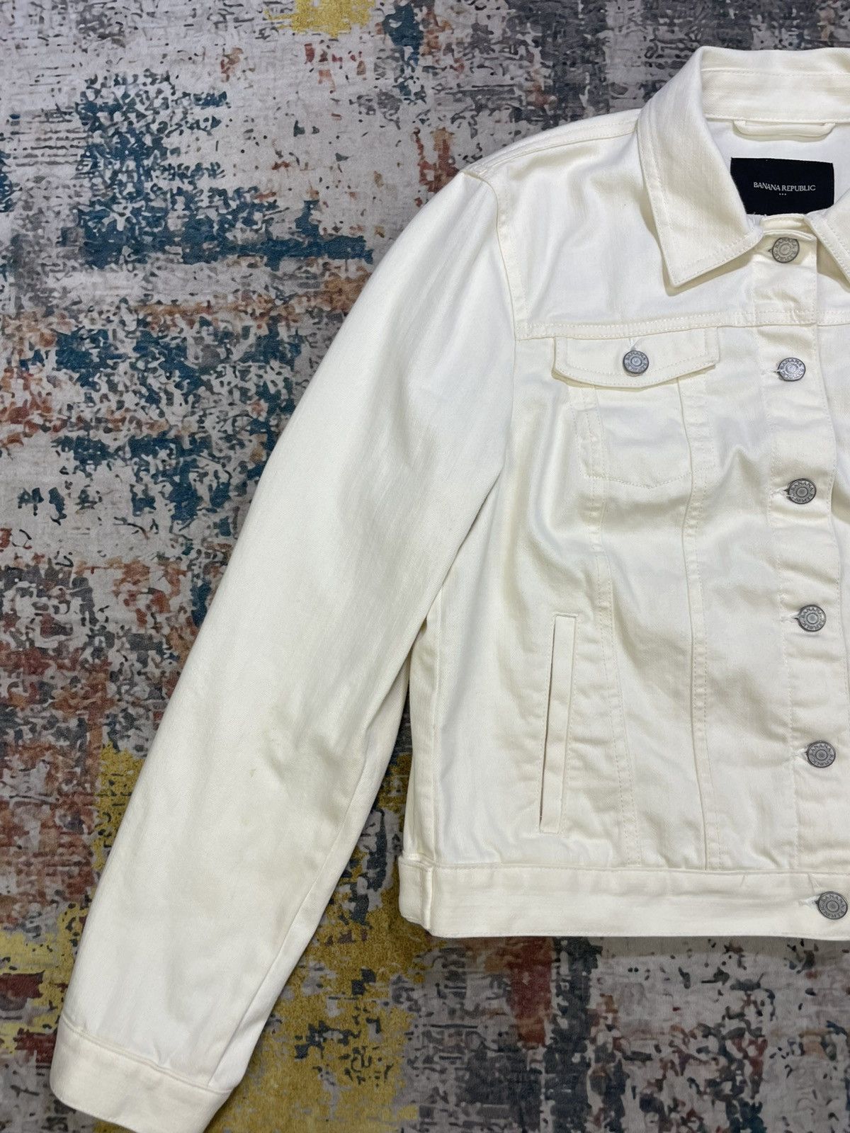 Banana Republic Banana Republic Denim Jacket Size L / US 10 / IT 46 - 3 Thumbnail