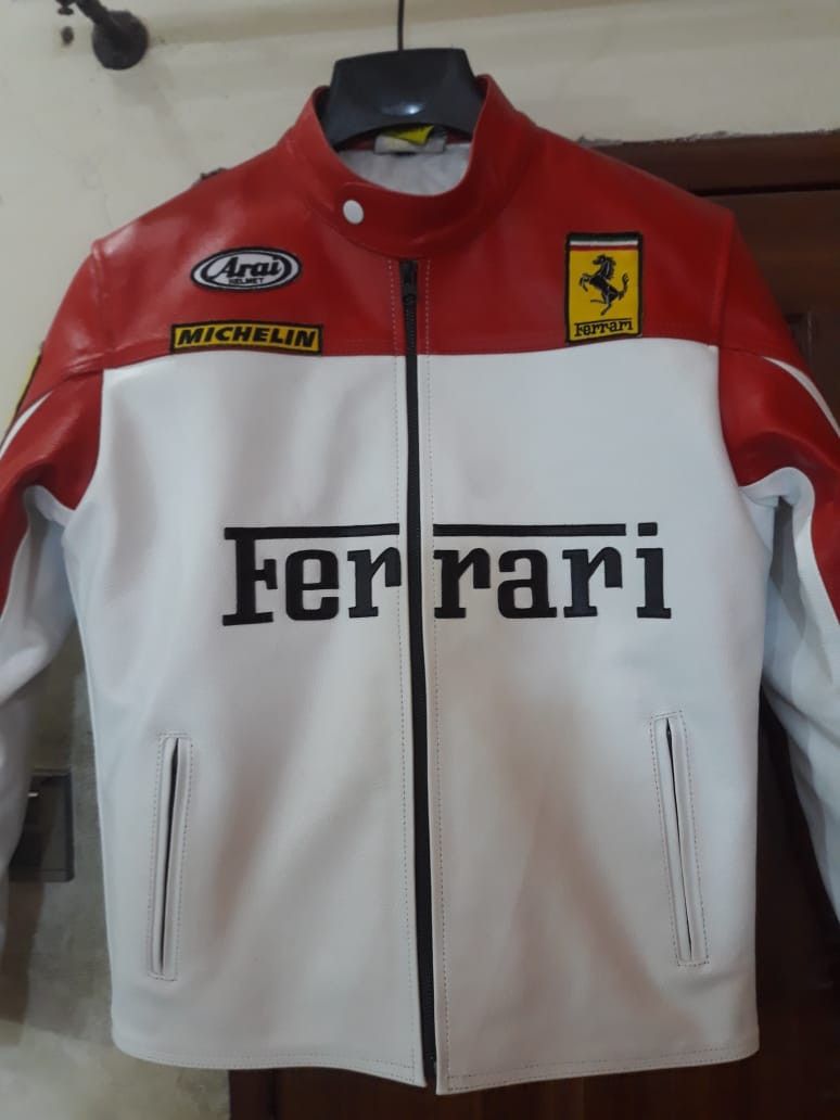 Ferrari × Vintage Vintage Ferrari Leather Jacket Size US S / EU 44-46 / 1 - 3 Thumbnail