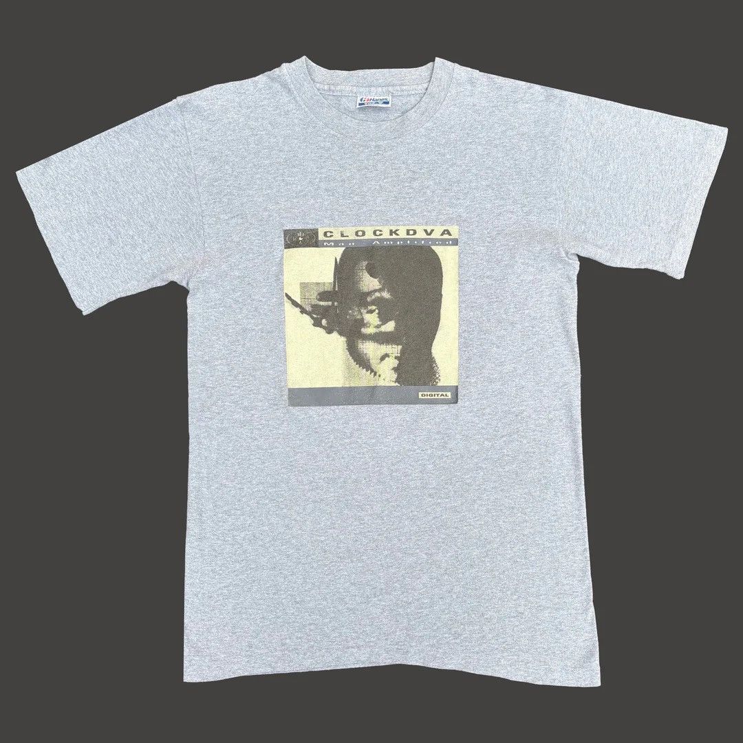 Band Tees Clock DVA 1991 91 90s Man-Amplified Vintage Band T-Shirt Size US L / EU 52-54 / 3 - 1 Thumbnail