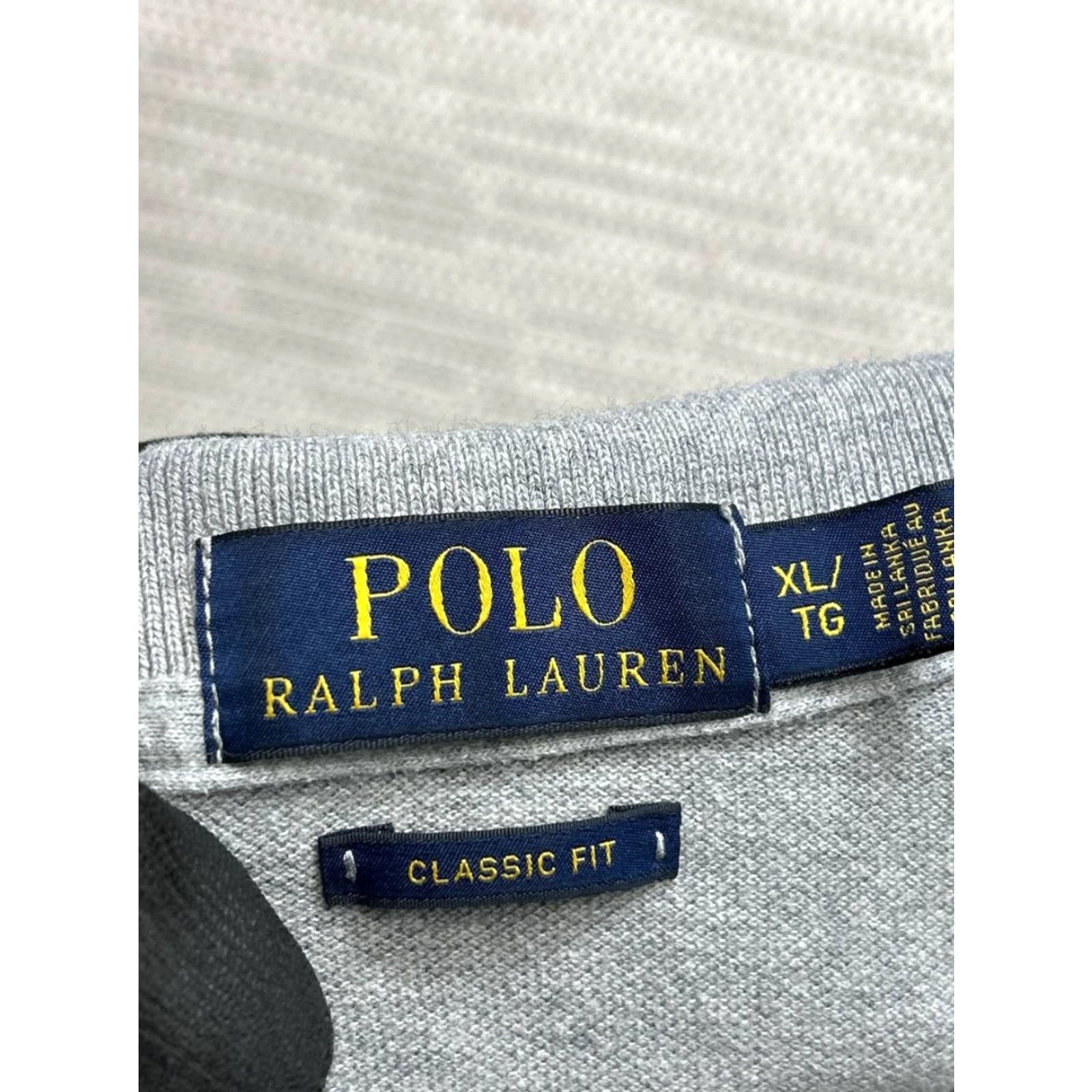 Polo Ralph Lauren Polo Ralph Lauren Polo Shirt Mens XL Gray Cotton Classic Fit Logo Embroidered Size US XL / EU 56 / 4 - 7 Thumbnail