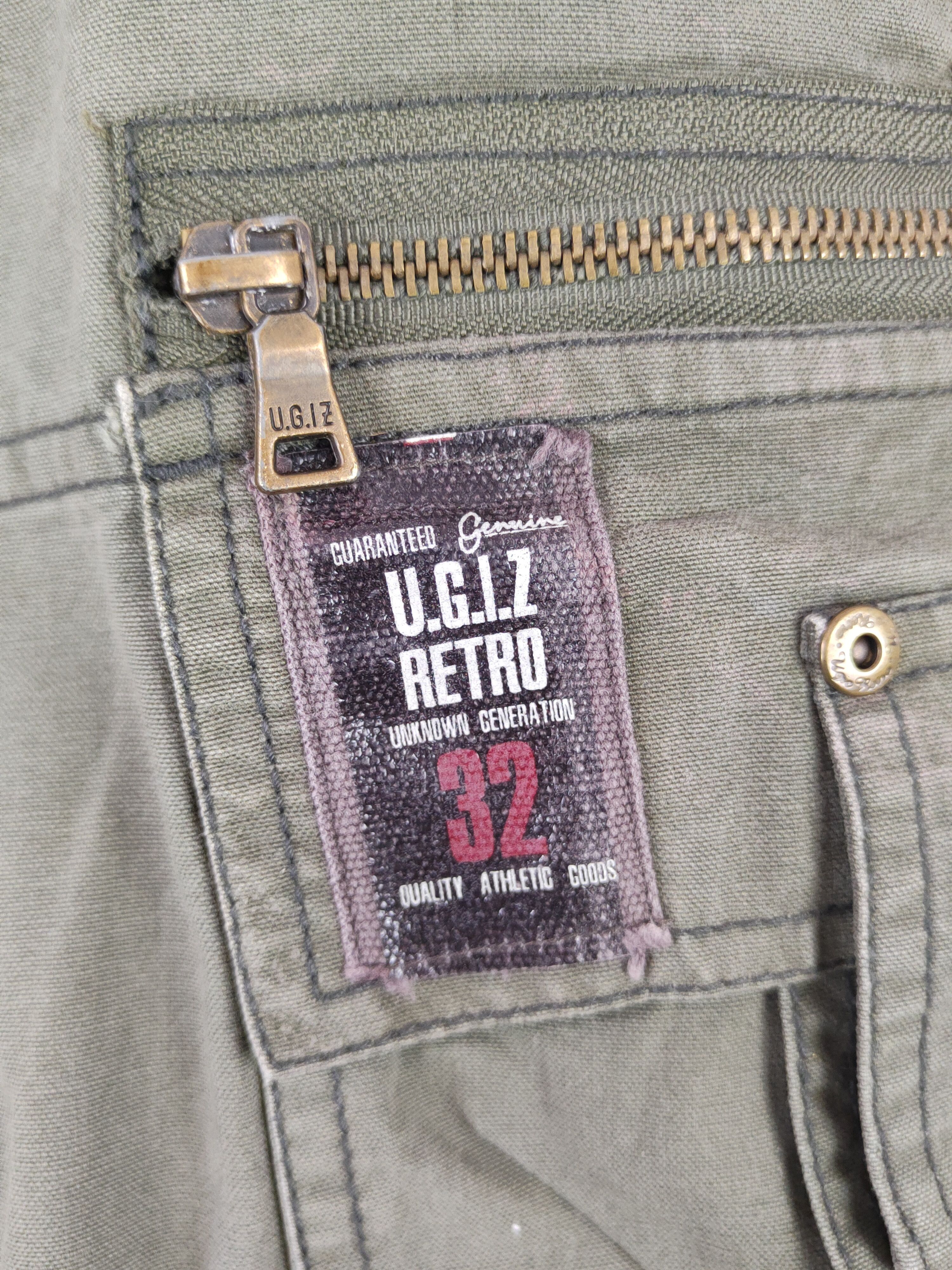 Japanese Brand DL Ugiz Olive Multipocket Tactical Cargo Pants #253 Size US 30 / EU 46 - 5 Thumbnail