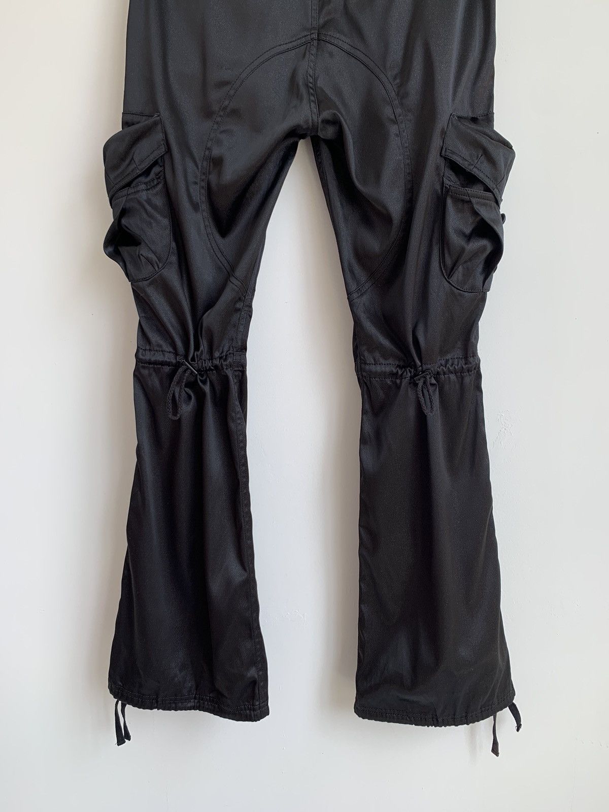 Japanese Brand 2000s Civarize Gasmask Glitter Cargo Flared Pant Size US 32 / EU 48 - 3 Thumbnail