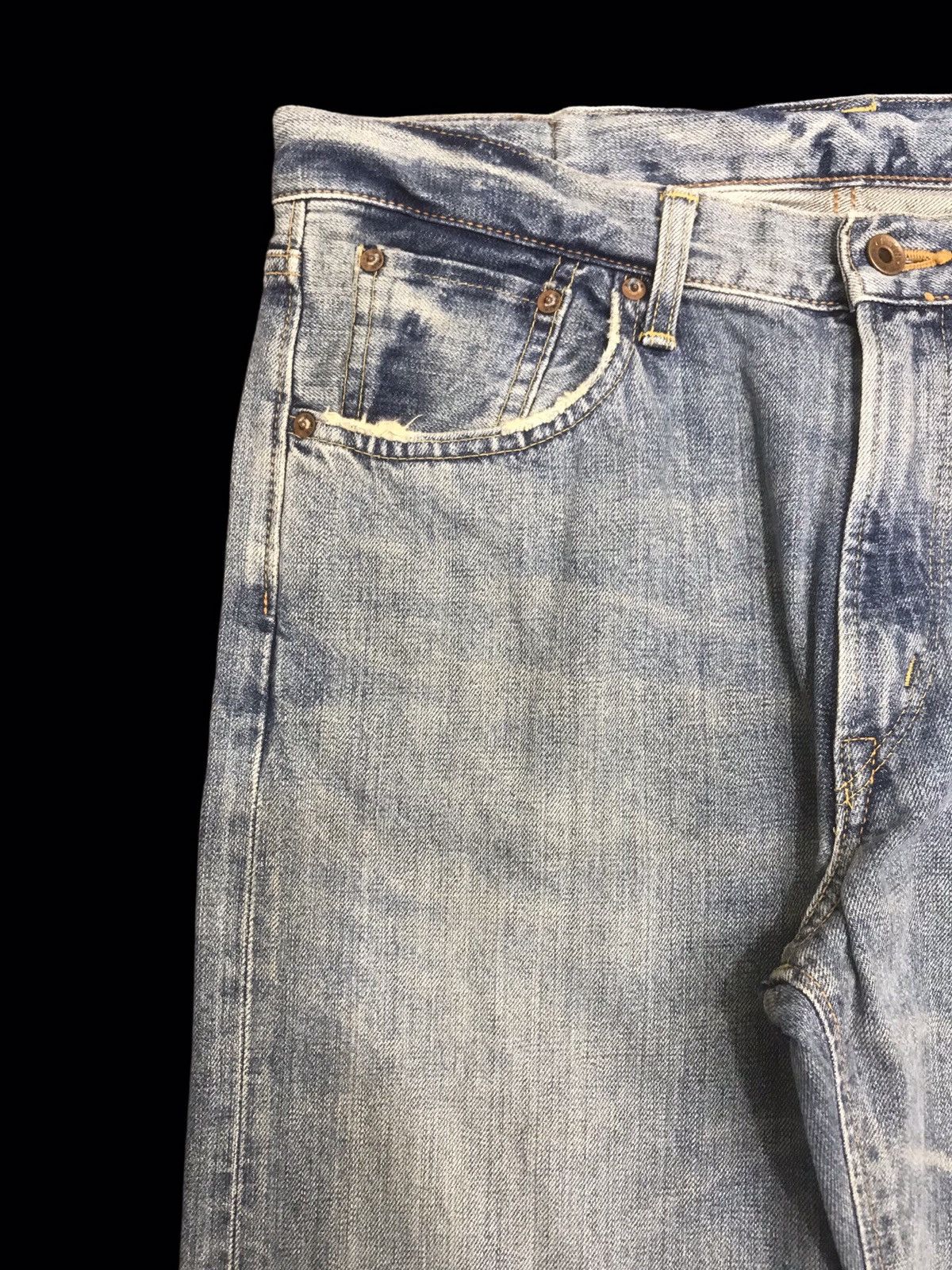 Edwin 💥WIDE BAGGY💥90s Style EDWIN 505ZX Selvedge Denim F425 Size US 34 / EU 50 - 5 Thumbnail