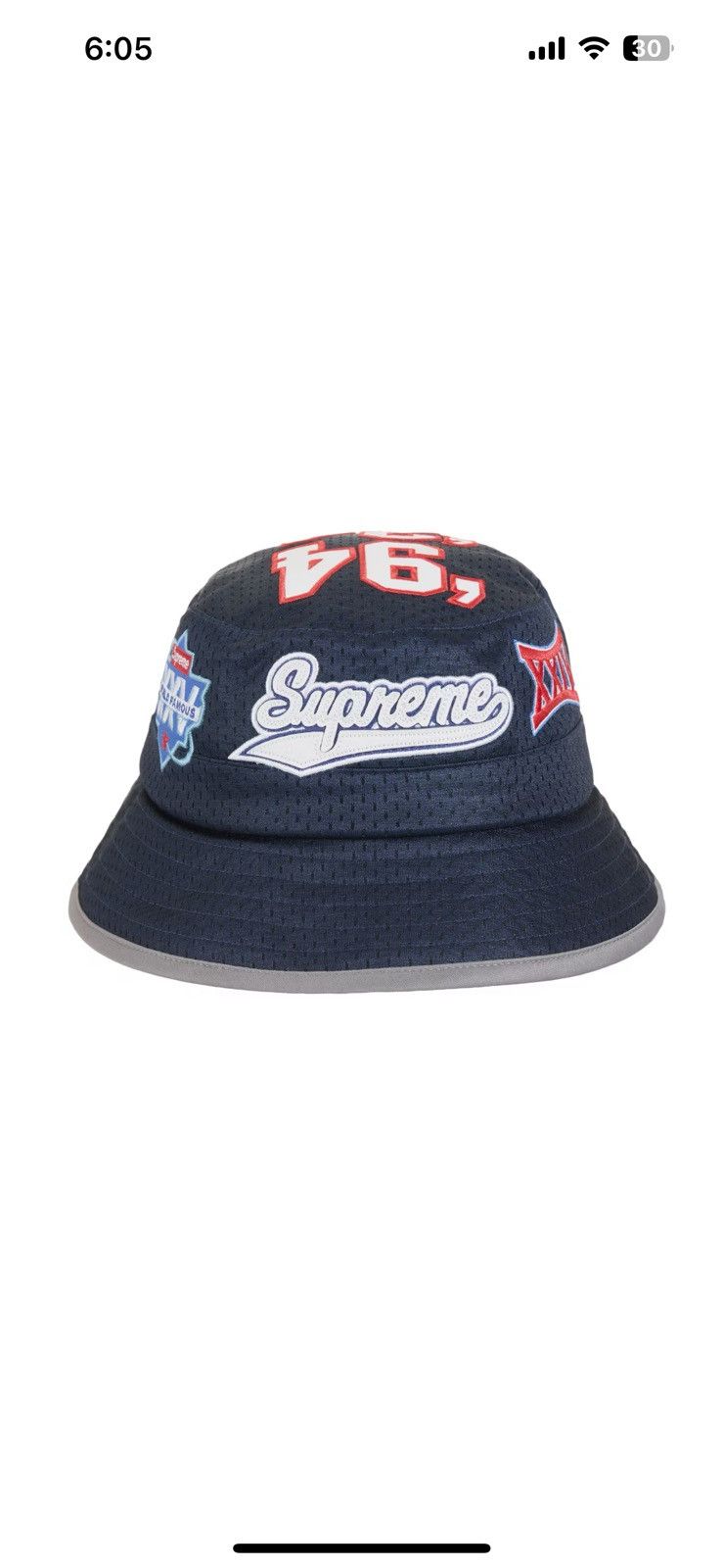 Supreme Supreme Playoffs Mesh Crusher Hat Size ONE SIZE - 12 Thumbnail