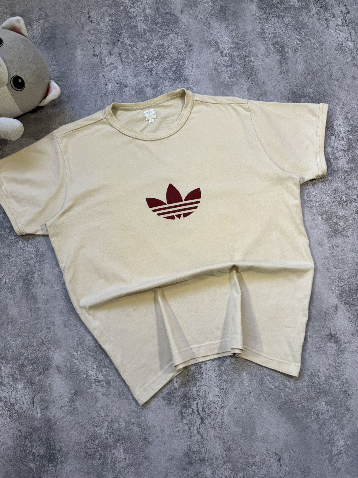 Adidas Adidas vintage tee t-shirt big logo Size US L / EU 52-54 / 3 - 2 Thumbnail