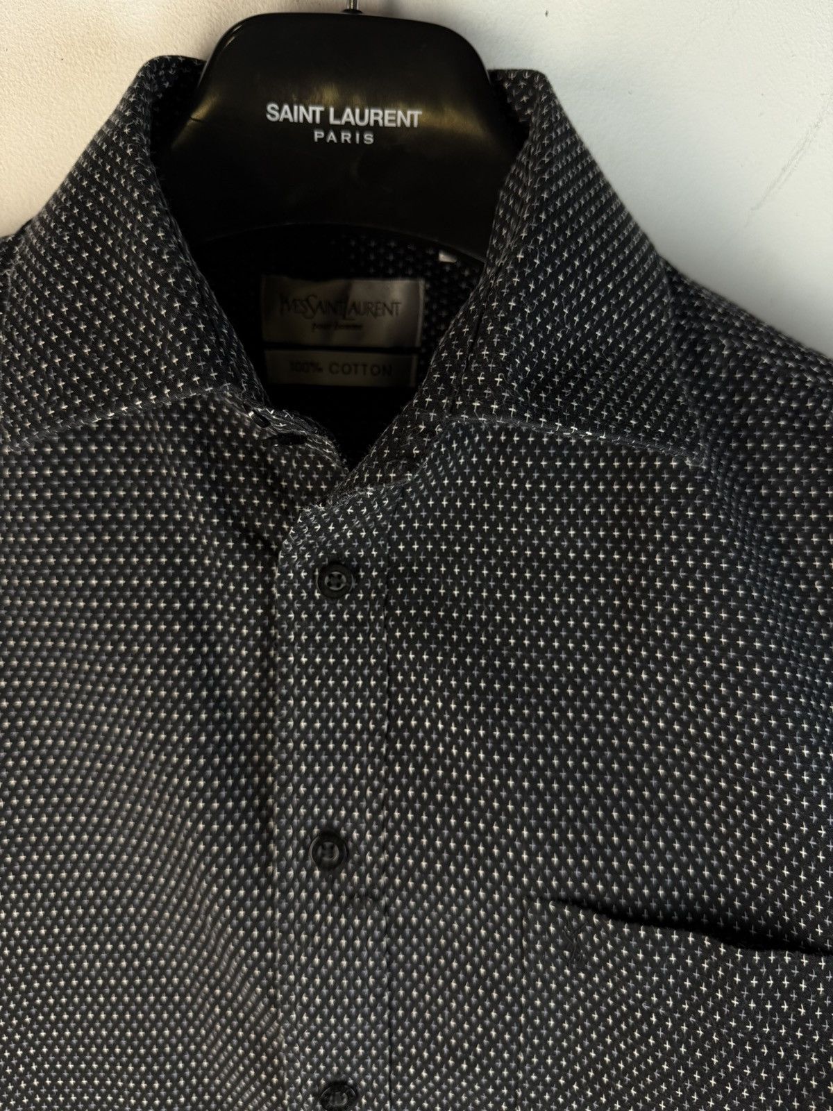 Yves Saint Laurent ♱ ♱ ♱ Crosses YSL Shirt Summer Size US M / EU 48-50 / 2 - 15 Thumbnail