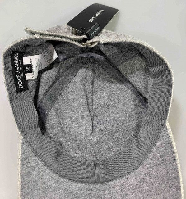 Dolce & Gabbana Dolce & Gabbana 🇮🇹 Grey Knit ITALIA Unisex Ball Cap NEW Size ONE SIZE - 9 Thumbnail