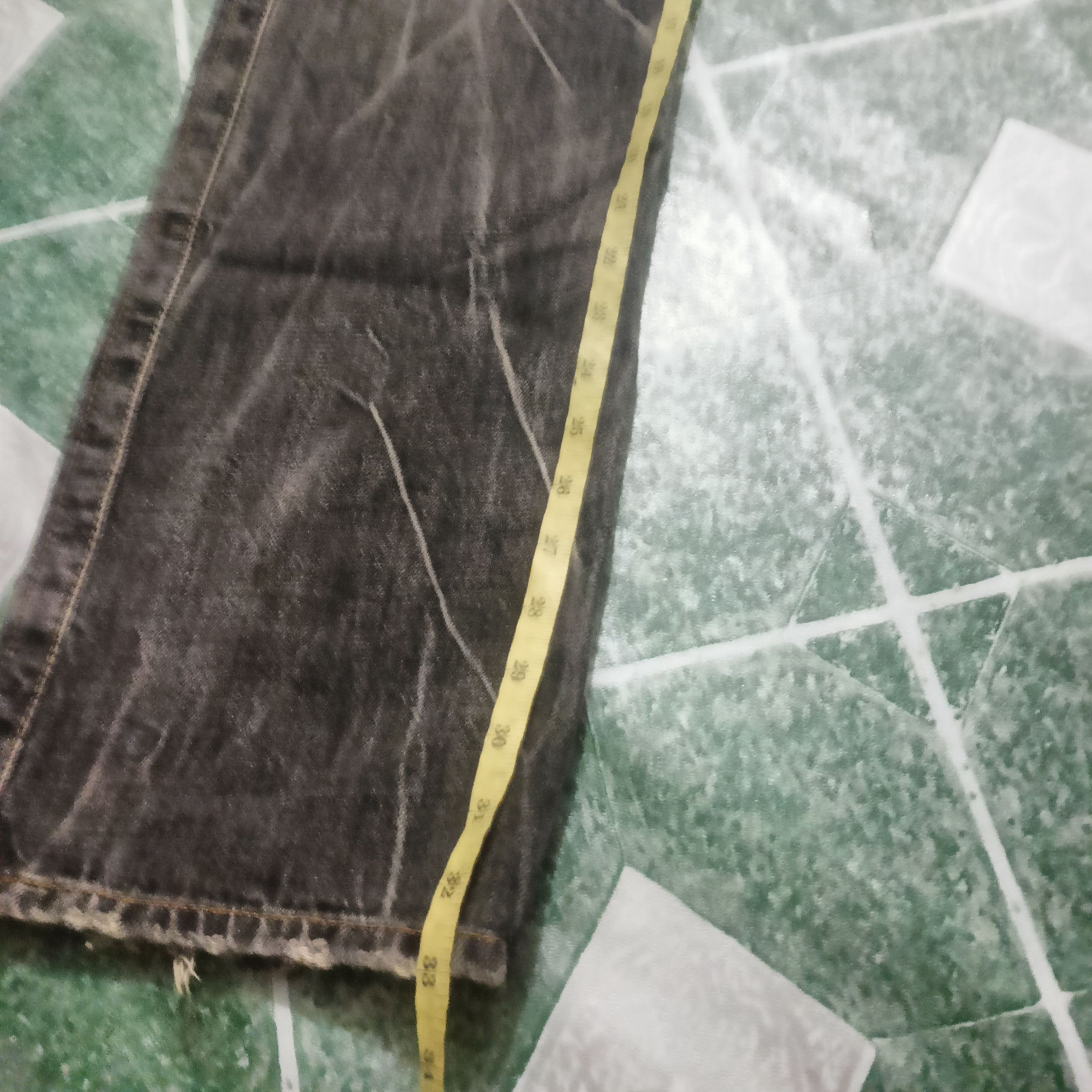 Who Decides War Japanese Black Jeans Oniarai Flared Jeans Distressed Size US 31 - 23 Thumbnail