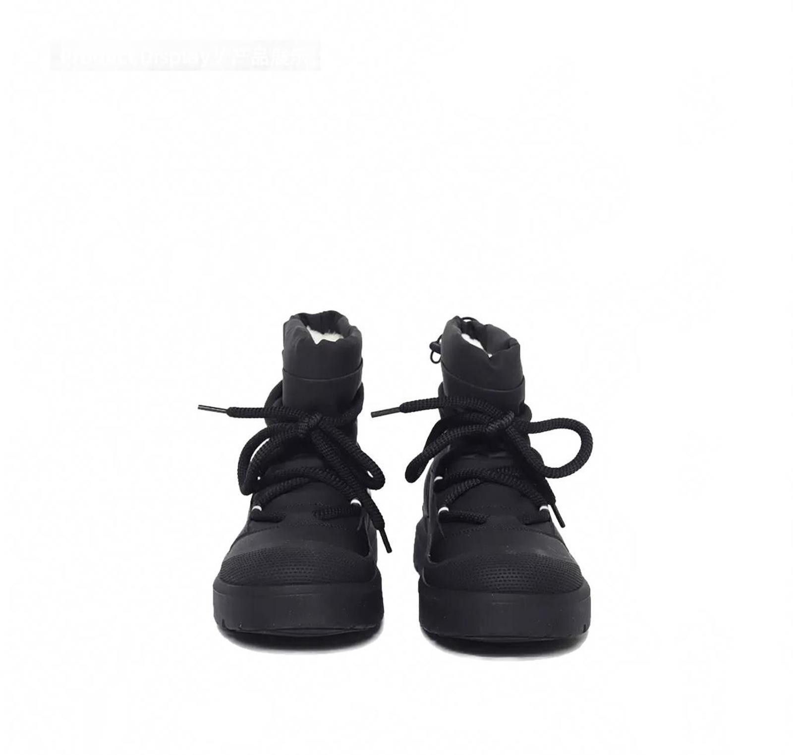 Japanese Brand Chunky Lace Padded Snow Boot | Thick-Sole Puffer Shoe Size US 8 / EU 41 - 6 Thumbnail