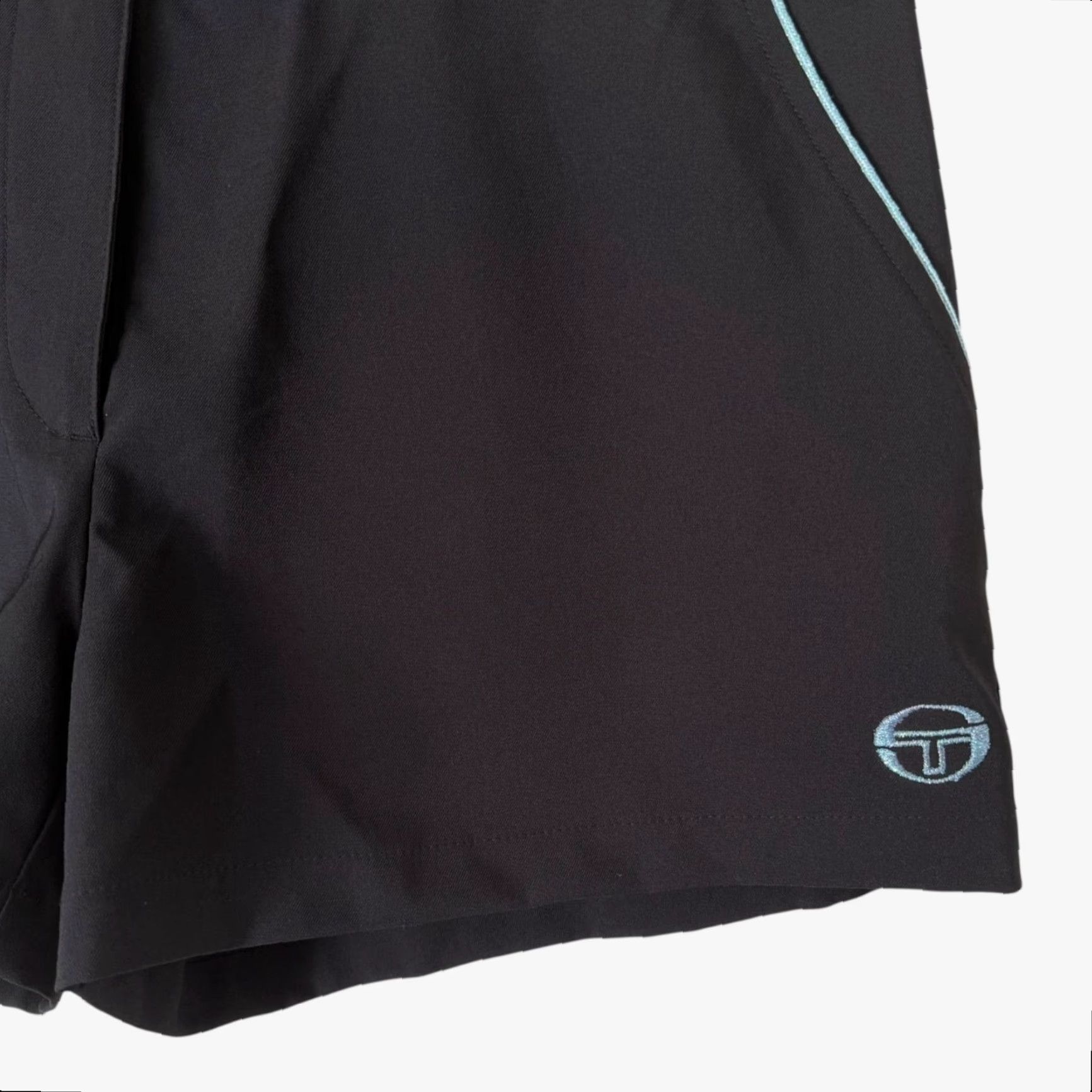 Vintage Sergio-Taccinni S-tech Tennis Shorts Black Women's M Athletic Activewear Size 32" / US 10 / IT 46 - 6 Thumbnail