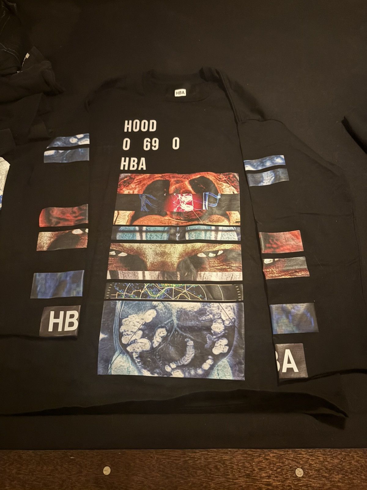 Hood By Air Hood by air Aphex twin heritage scan long sleeve Y2K virgil Size US L / EU 52-54 / 3 - 1 Thumbnail