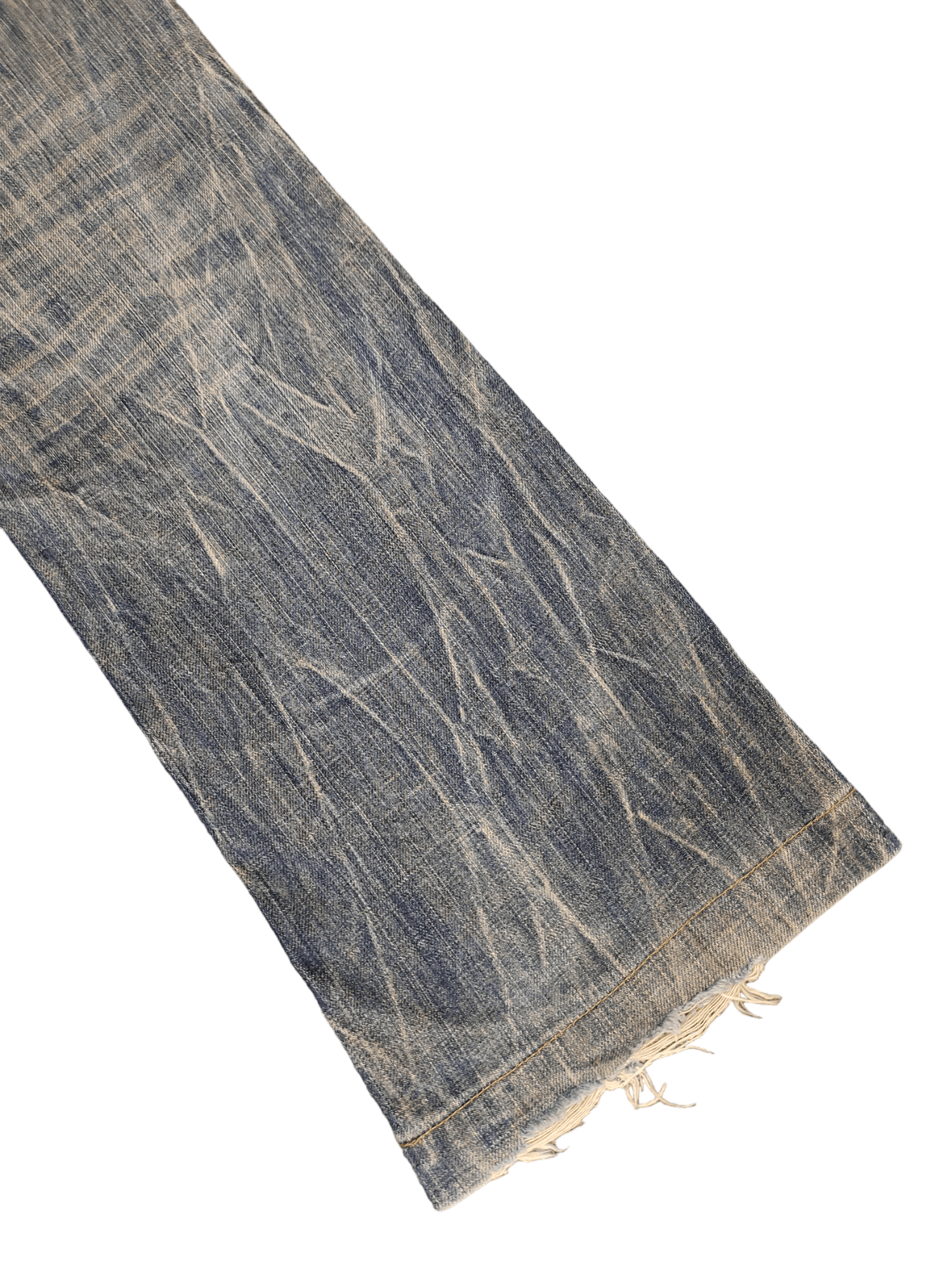 If Six Was Nine Flare Jeans Studio RP Lace Pocket Faded Bootcut Jpg Style Size US 27 - 18 Thumbnail