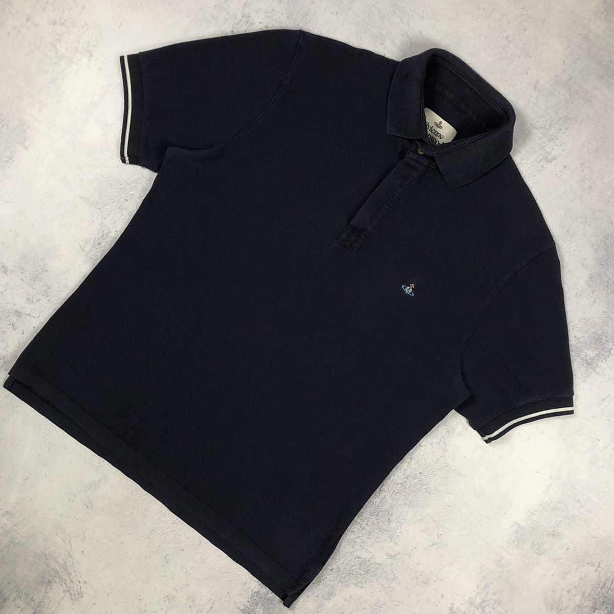 Vivienne Westwood Piquet Overlock Polo Shirt