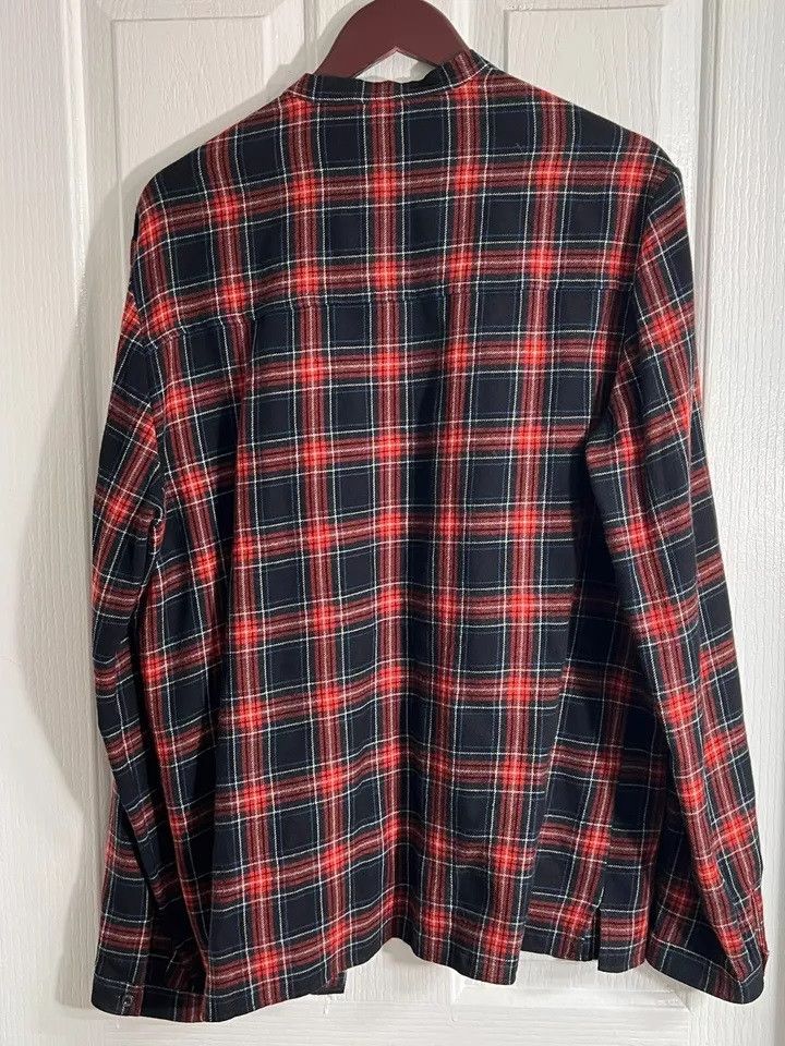Gucci GUCCI Cambridge Flannel Long Sleeve Shirt Collar Red 52 Size US L / EU 52-54 / 3 - 5 Thumbnail