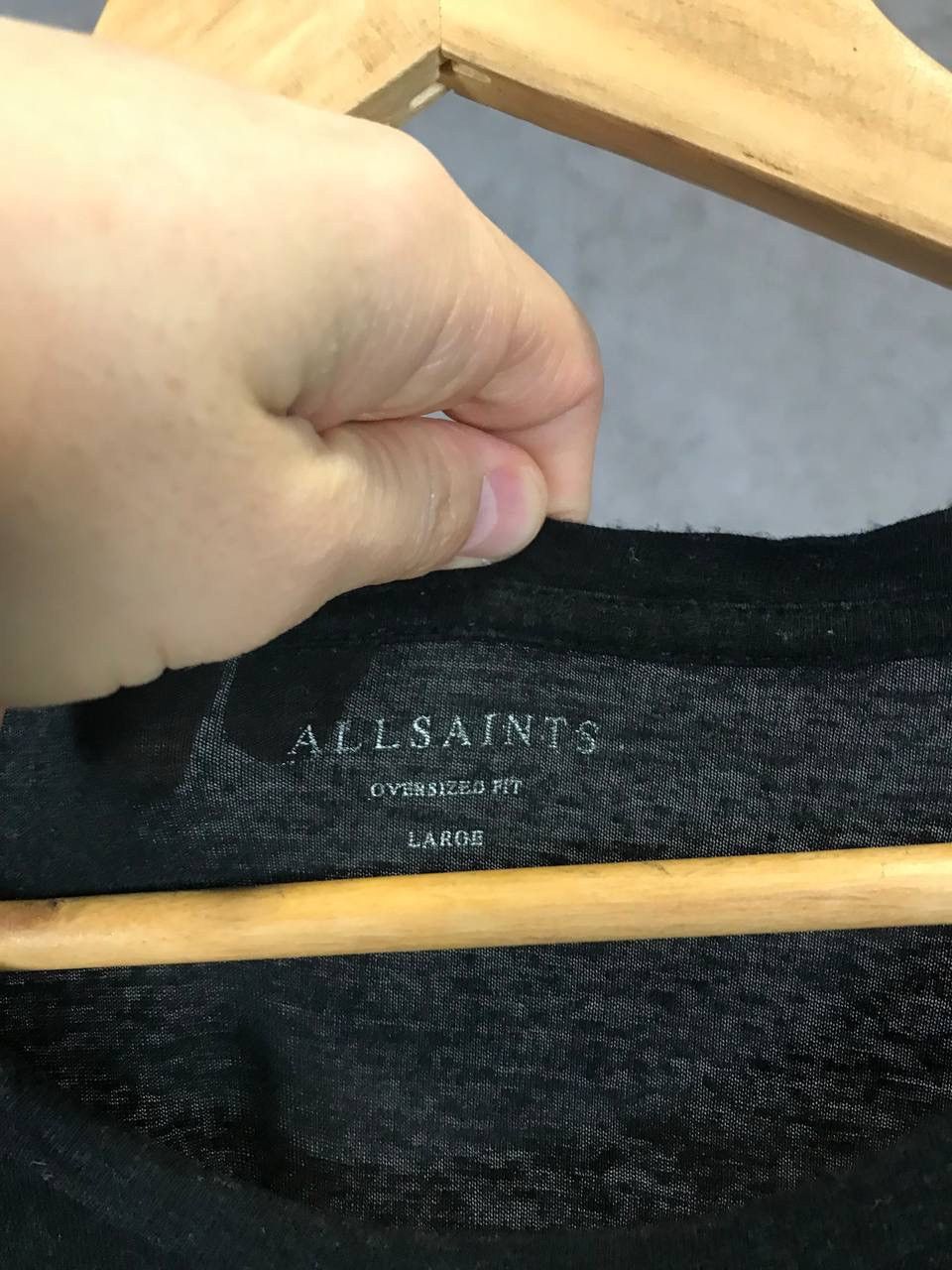 Allsaints Allsaints linen designer oversized tee Size US L / EU 52-54 / 3 - 4 Thumbnail