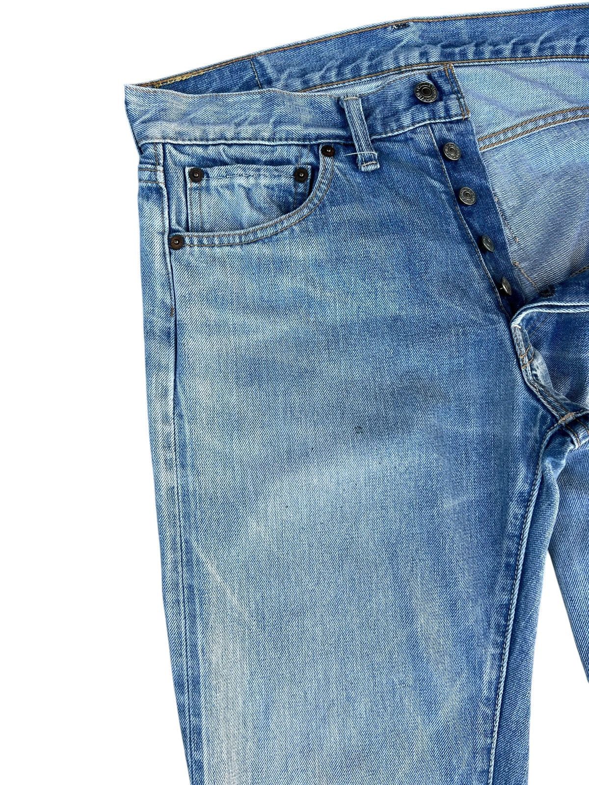 Denime Vintage DENIME Japan Ripped Faded Mud Denim Selvedge Jeans Size US 31 - 8 Thumbnail