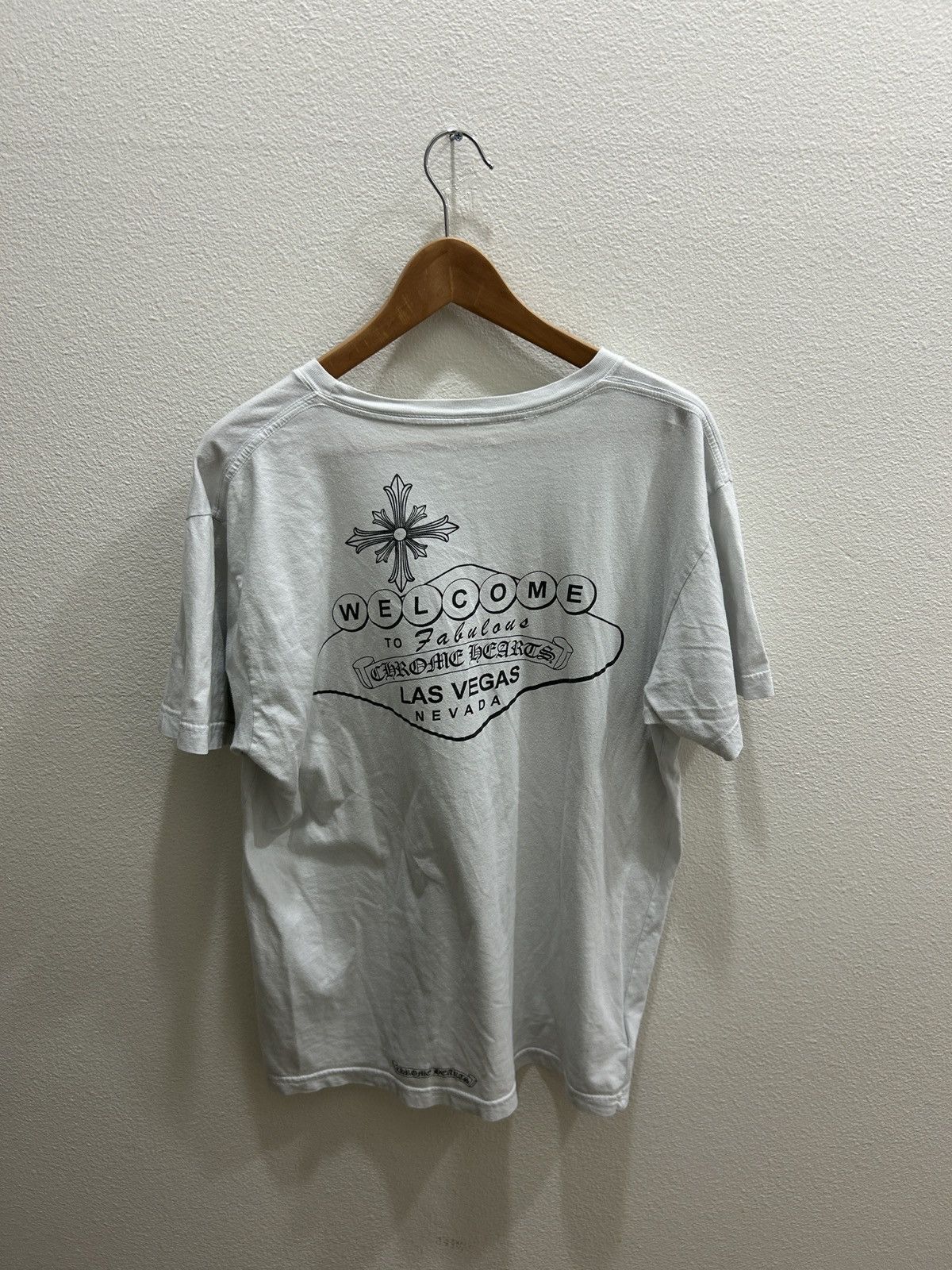 Chrome Hearts Chrome Hearts White Las Vegas Exclusive Pocket Tee Size US L / EU 52-54 / 3 - 1 Thumbnail