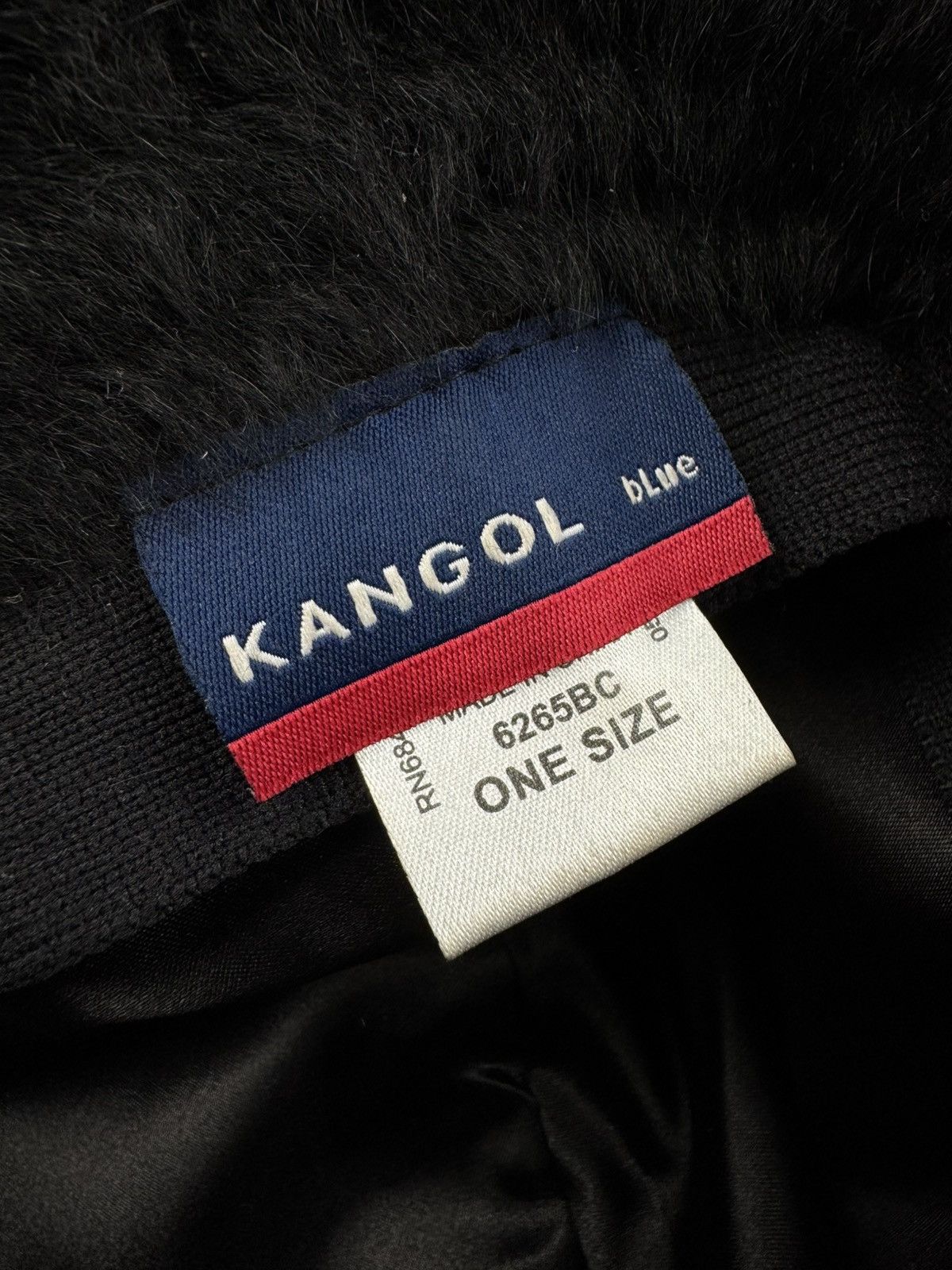 Kangol Vintage Y2K Kangol angora fuzzy hairy hat dark akademka Size ONE SIZE - 7 Thumbnail
